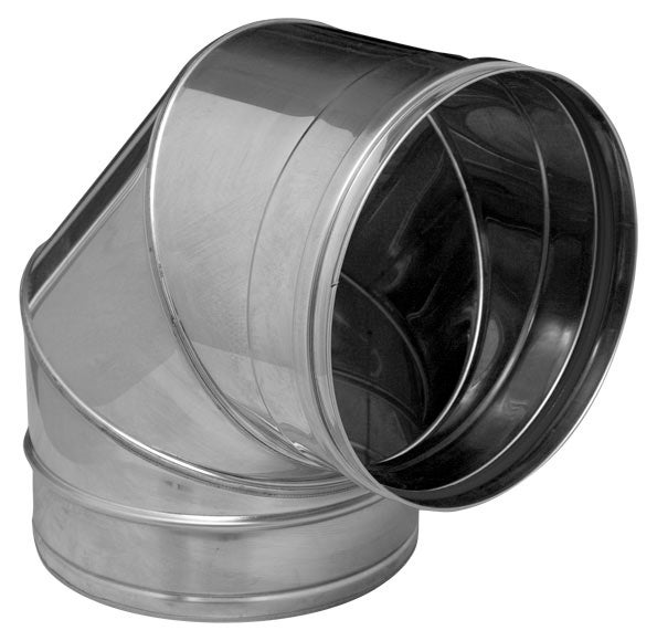 Curva de acero inoxidable de 130 de diámetro