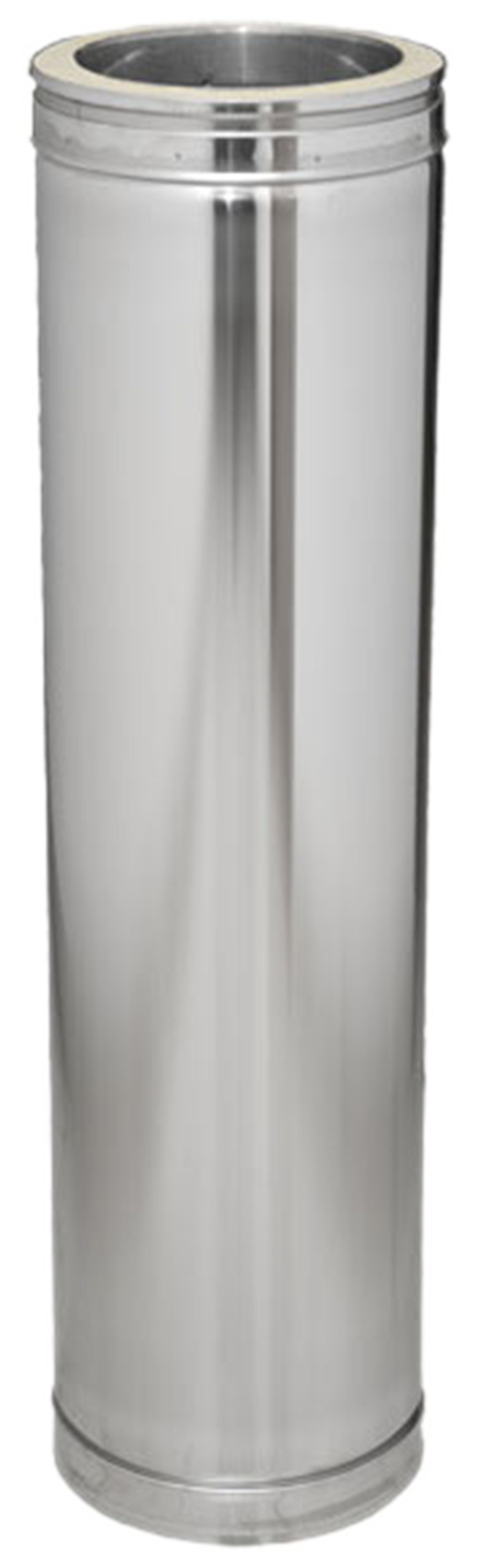 Tubo de acero inoxidable 150 mm de ø 0,98 cm