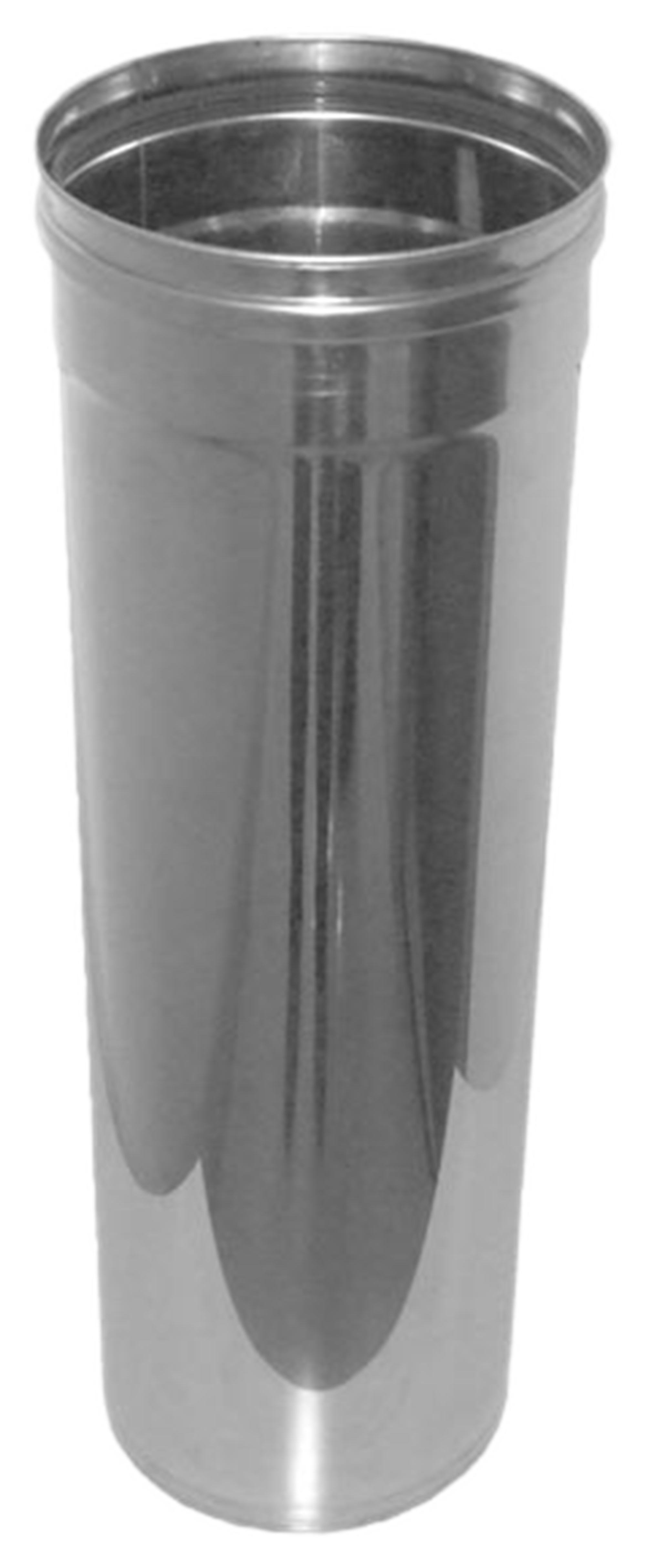 Tubo extensible de acero inoxidable 175 mm de ø 0,32 cm