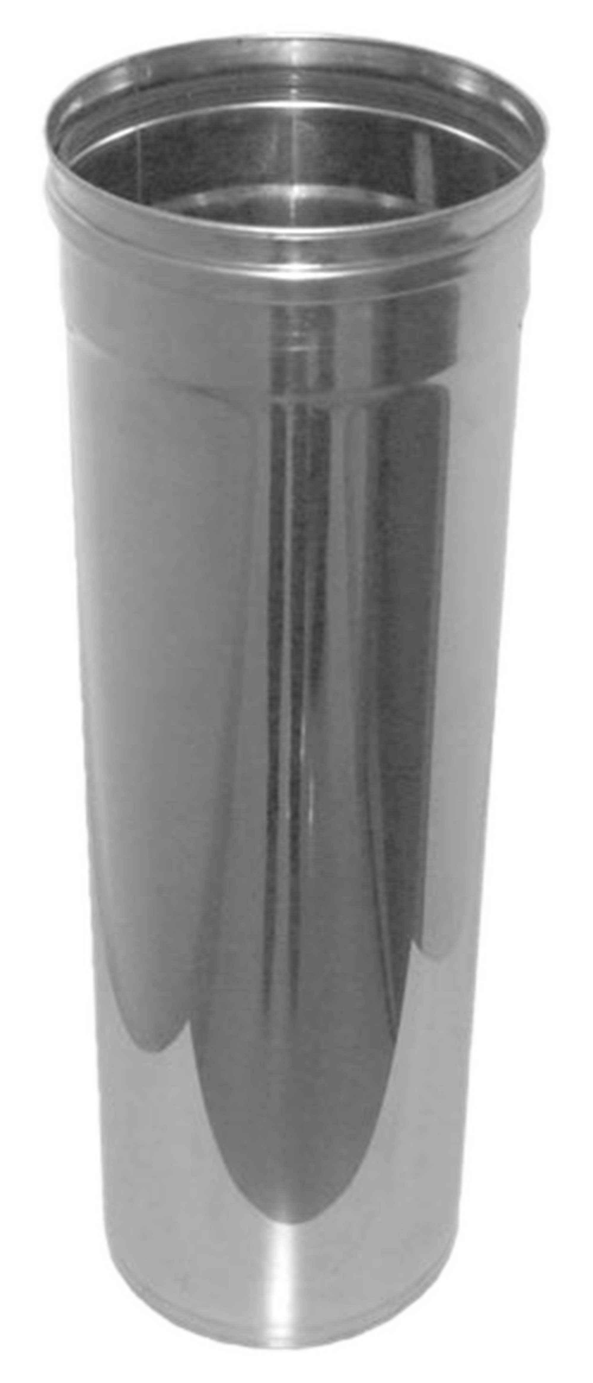 Tubo extensible de acero inoxidable 175 mm de ø 0,32 cm