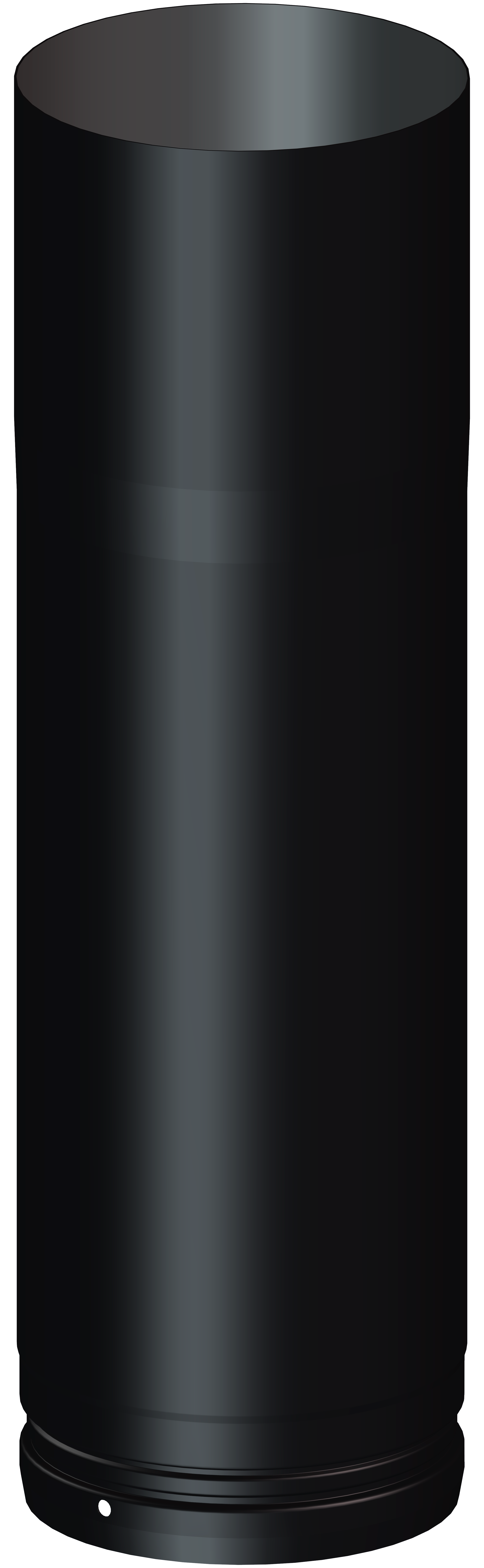 Tubo extensible de acero inoxidable 125 mm de ø 0,49 cm