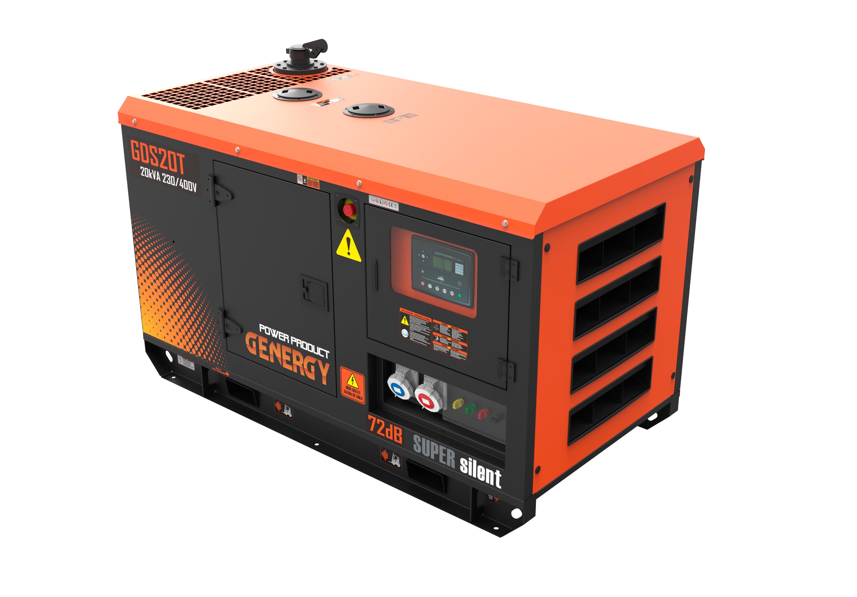 Grupo electrógeno genergy gds20t diésel de 14400 w