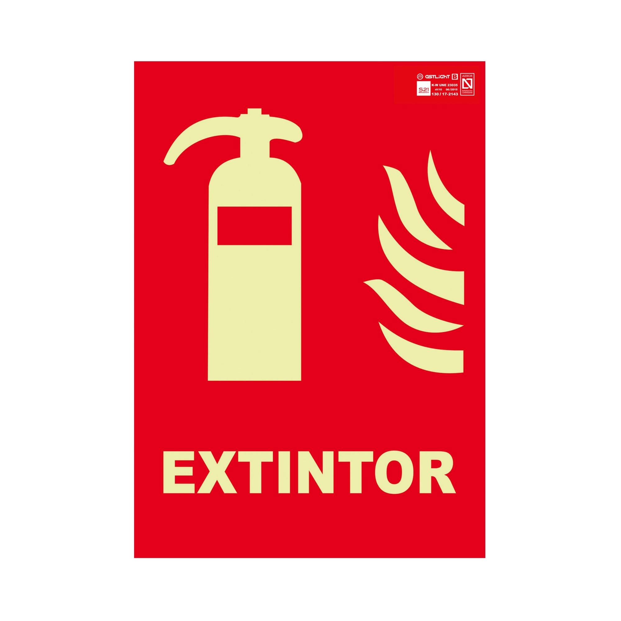 Cartel Extintor 29.7 X 21Cm