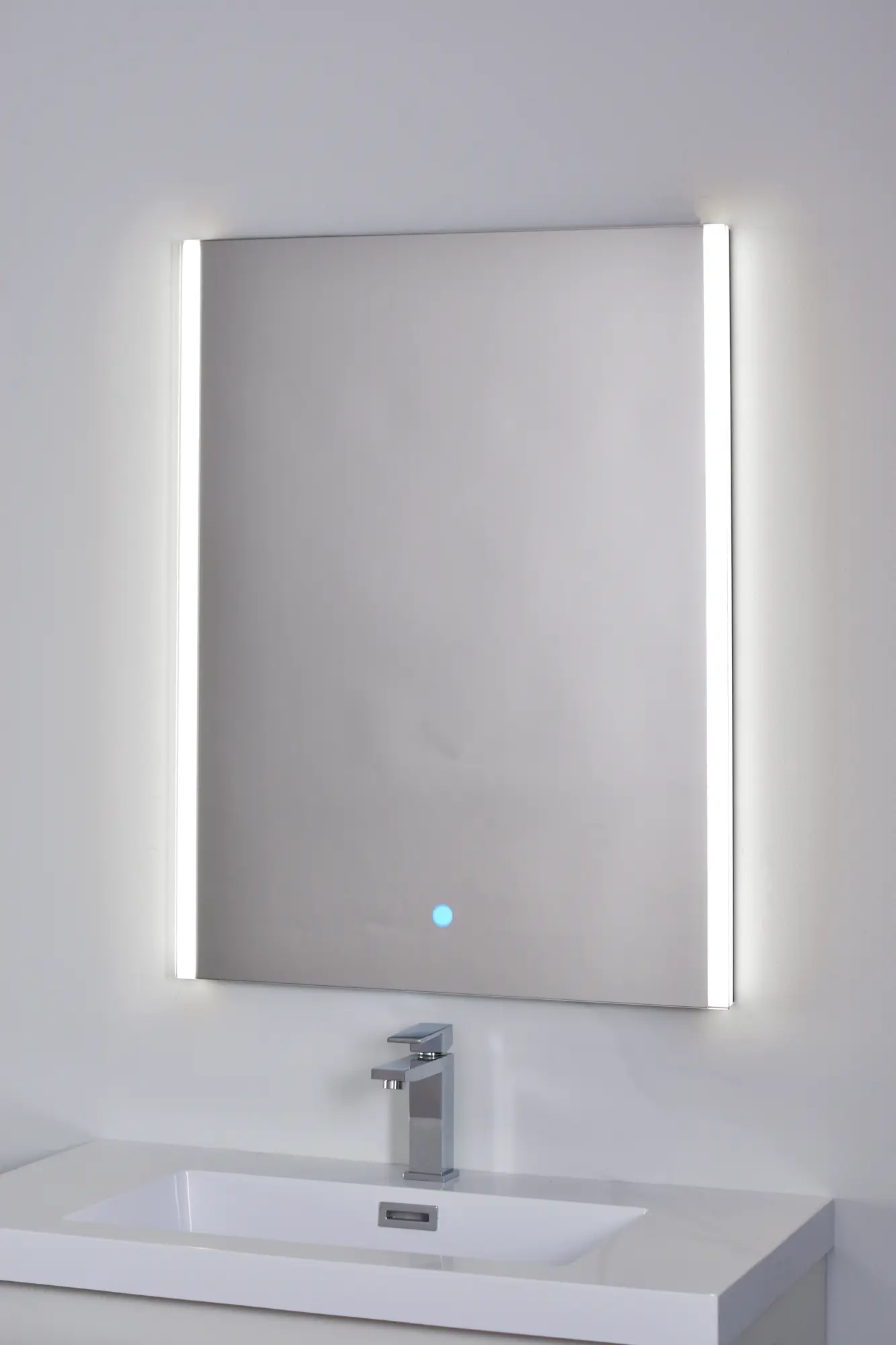 Espejo de baño con luz led led bluetooth antivaho 80x80 cm