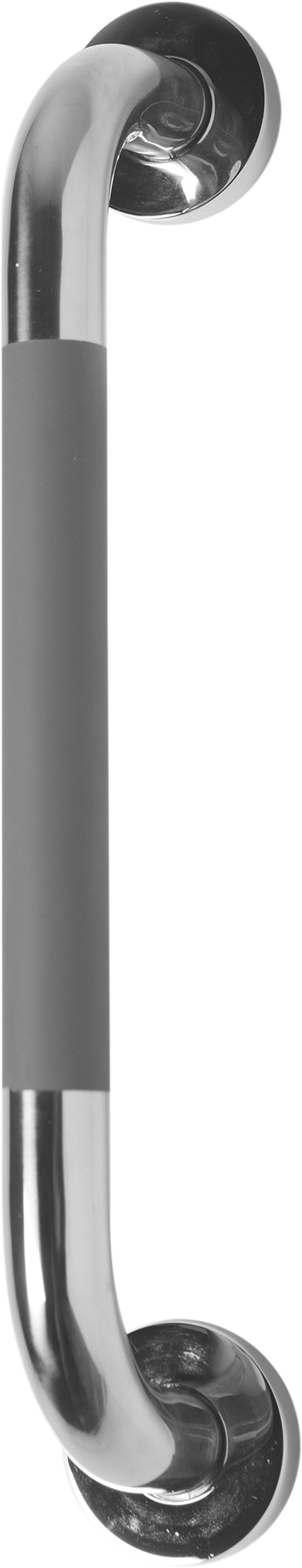 Asidero de baño 2.5x33x33 cm gris / plata