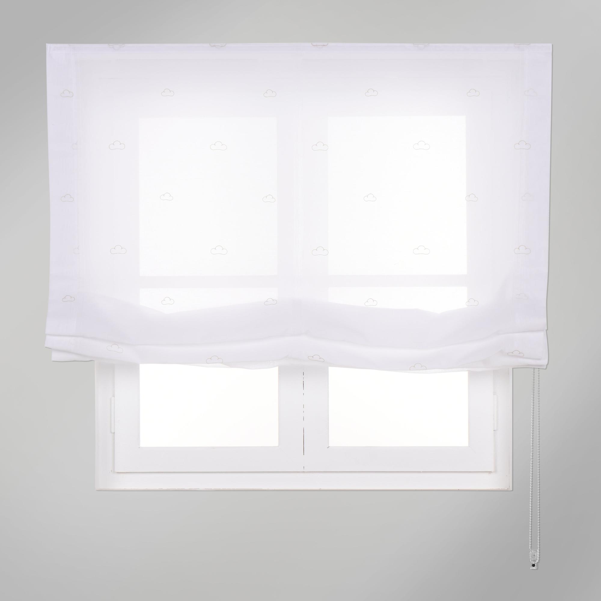 Estor plegable paqueto nubes beige de 105x175 cm
