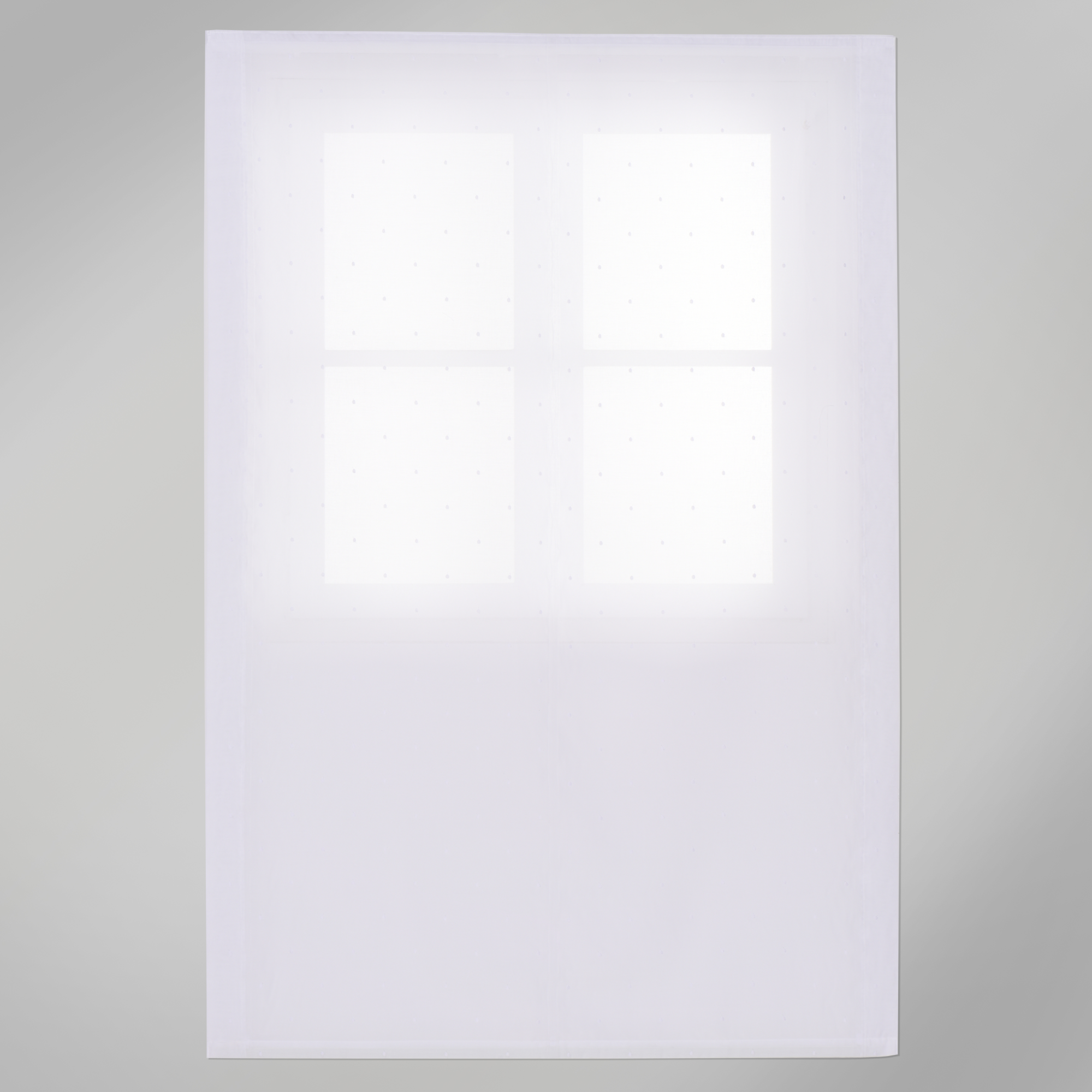 Estor plegable paqueto Topos blanco de 105x250 cm | Leroy Merlin