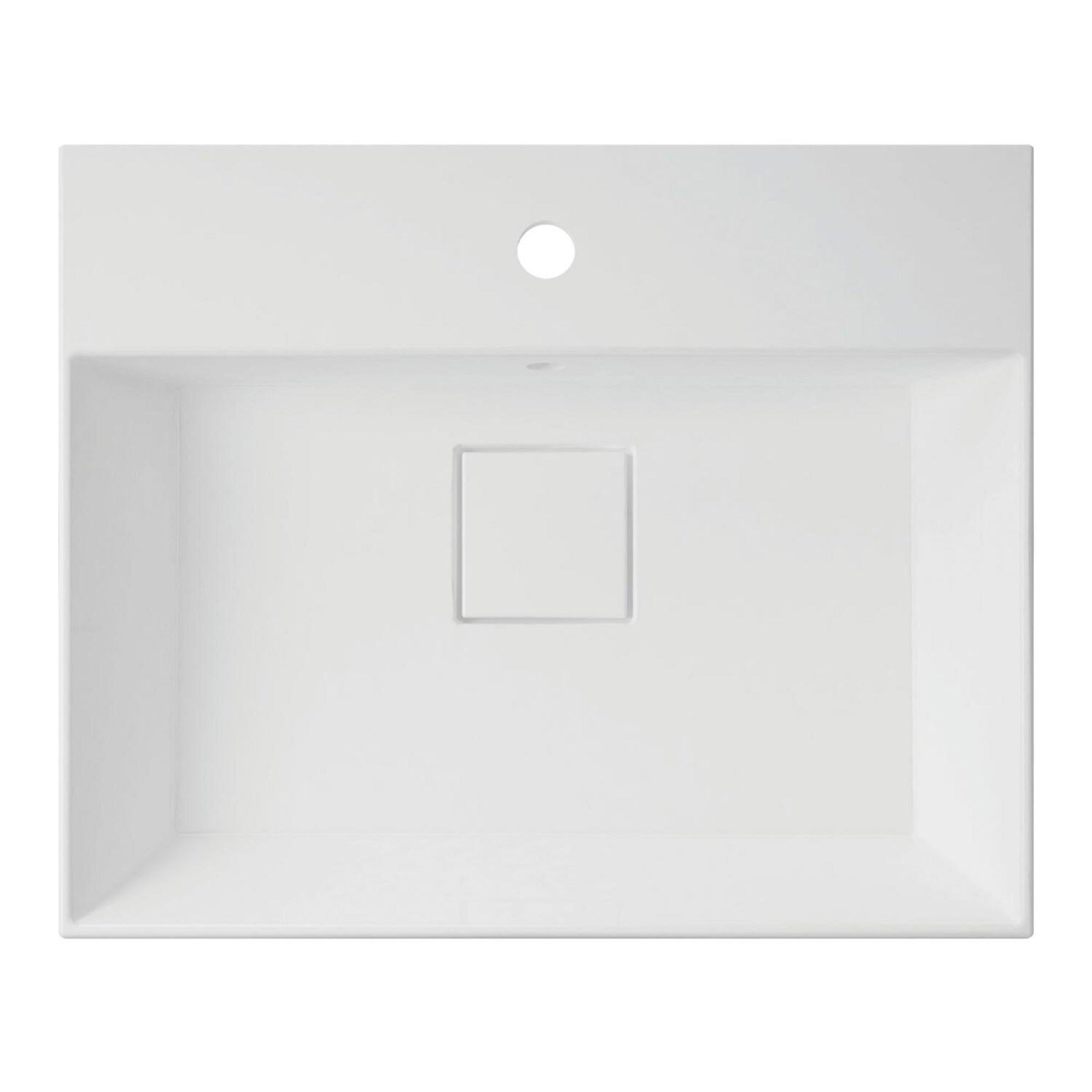 Lavabo Pure blanco 61x15x49 cm | Leroy Merlin