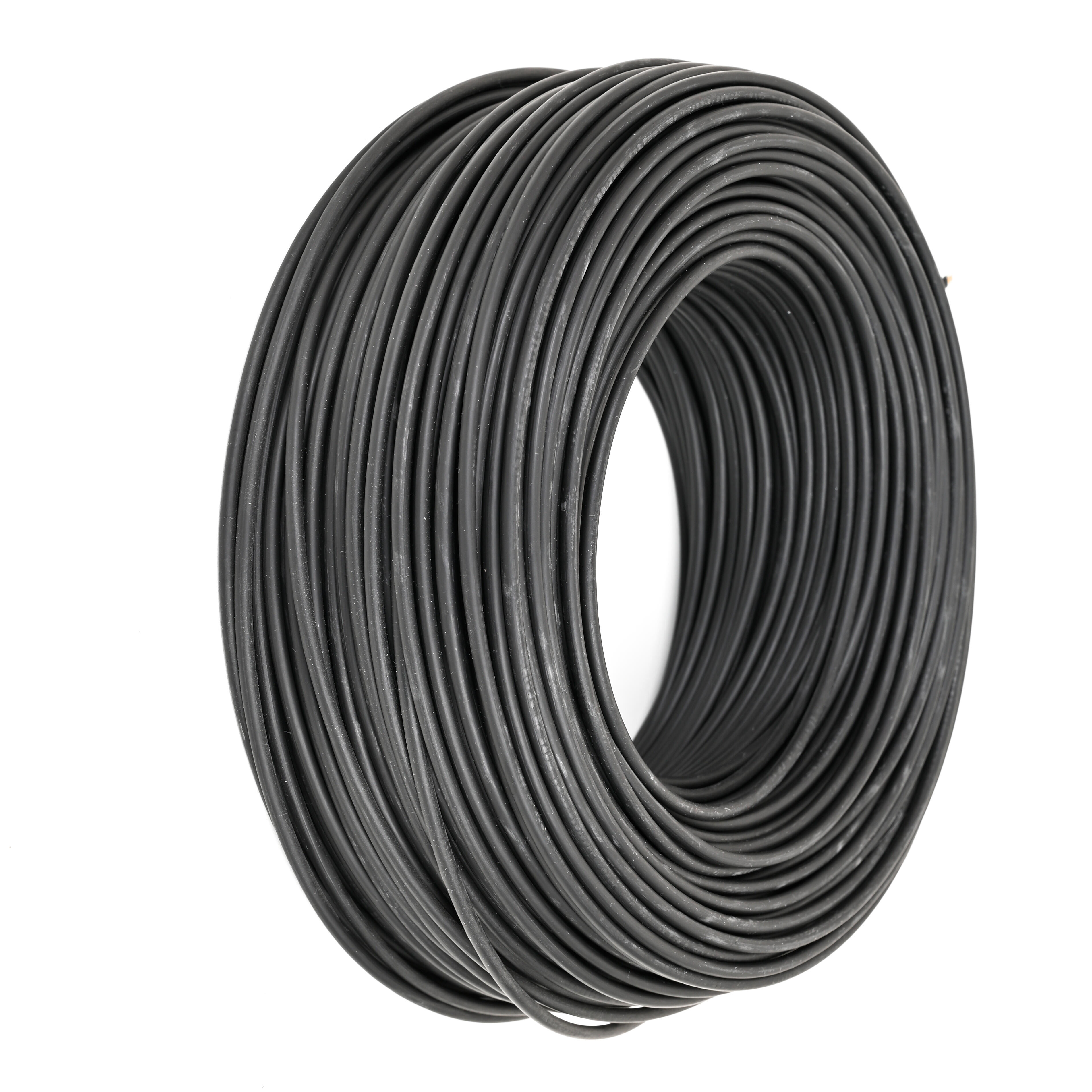 Cable eléctrico lexman h07vz1 negro 6 mm² 50 m