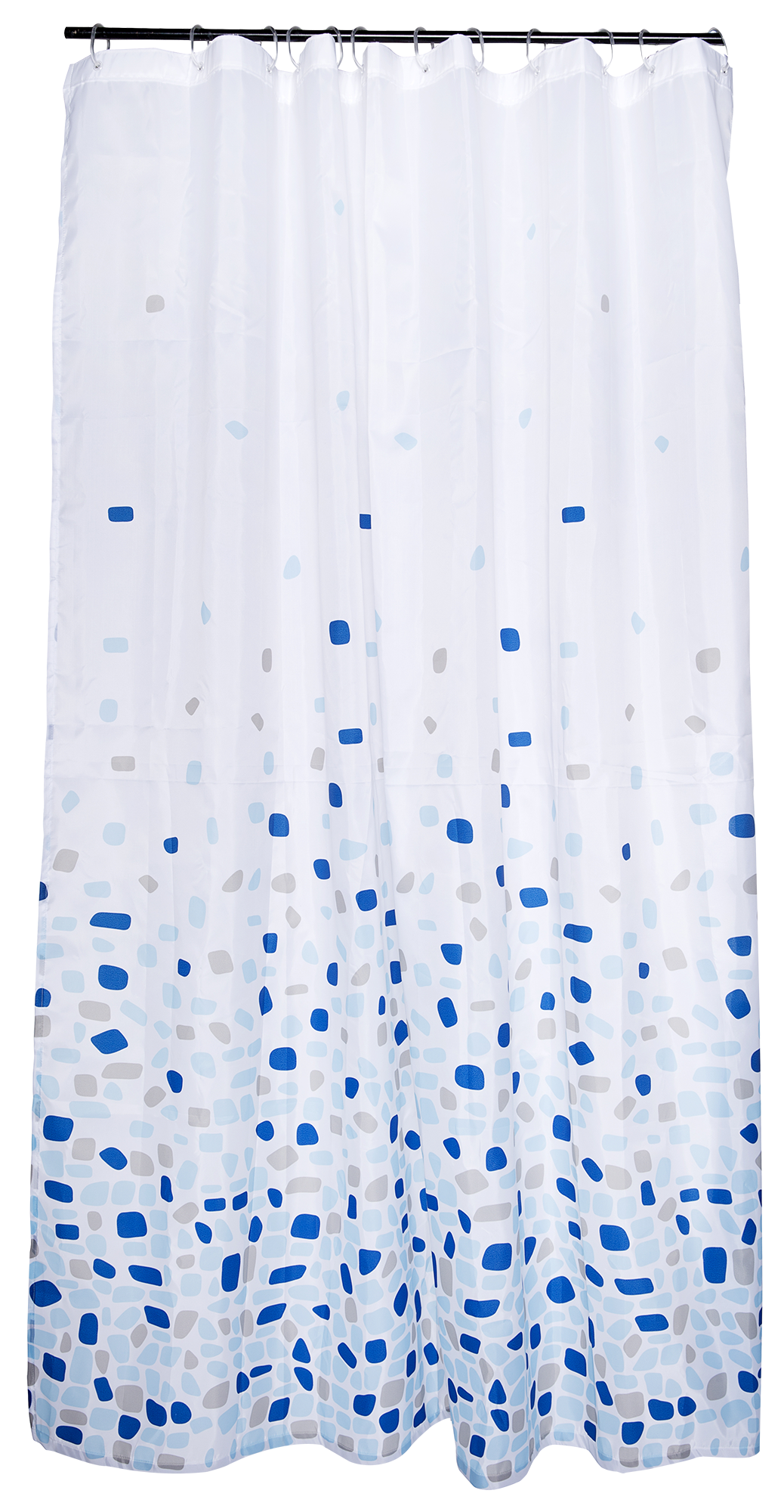 Cortina baño brest blanco poliéster 180x200 cm