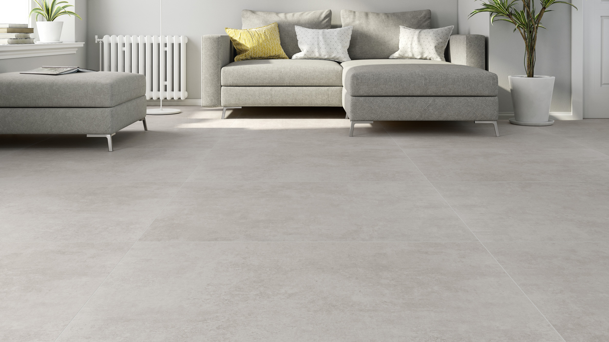 Suelo porcelánico ARTENS Martins 60x120 cm perla interior/exterior ...