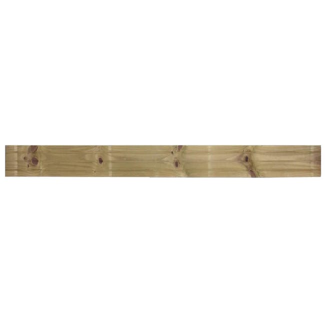 Poste de madera (L x An x Al: 250 x 8,9 x 8,9 cm, Pino, Marrón)