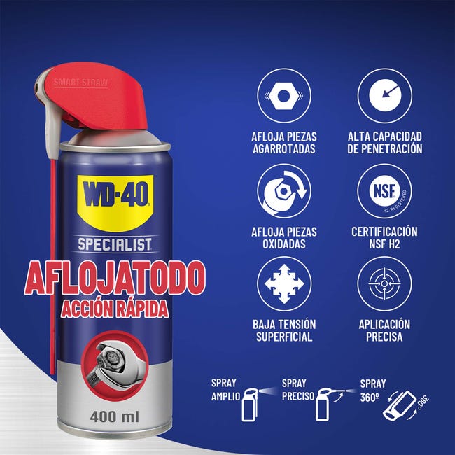 Wd-40 spray penetrante para oxido y corrosion