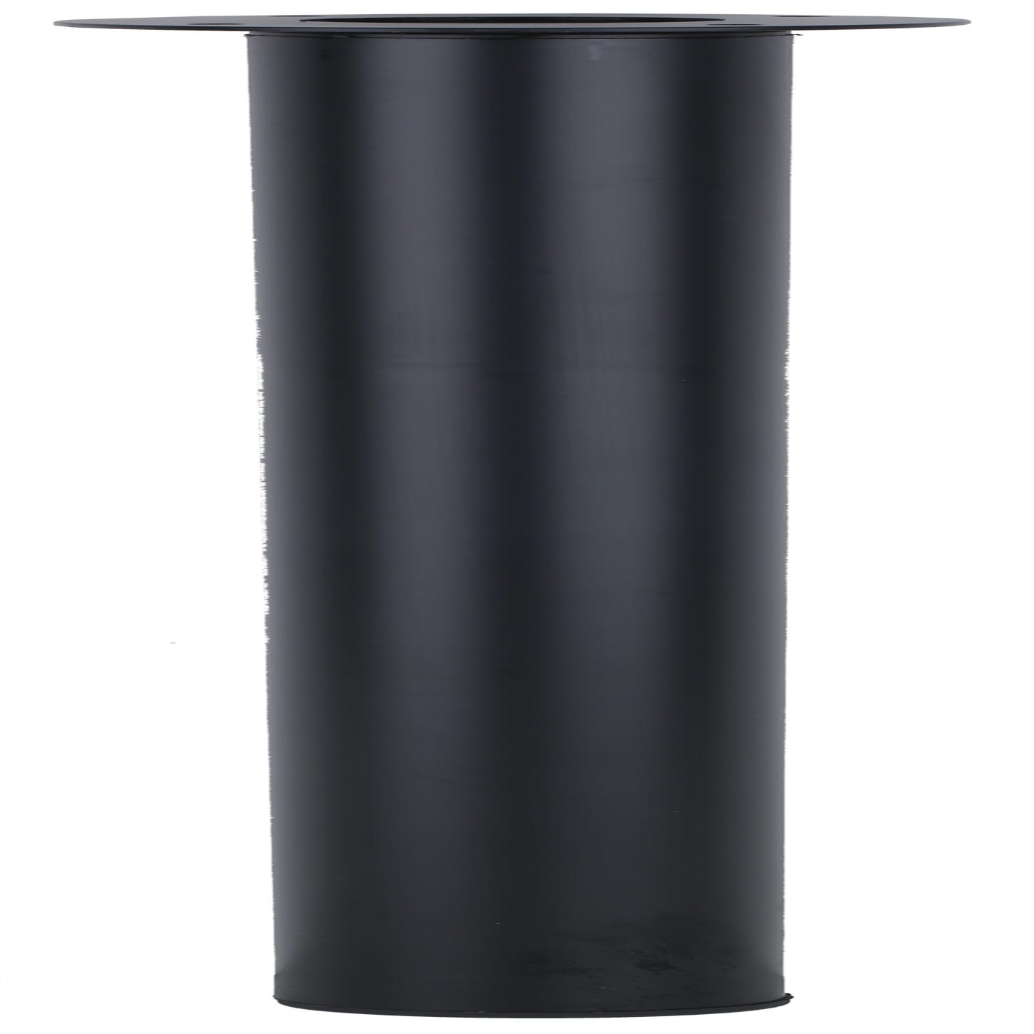 Pata regulable de acero para mesa hasta 110 cm color negro