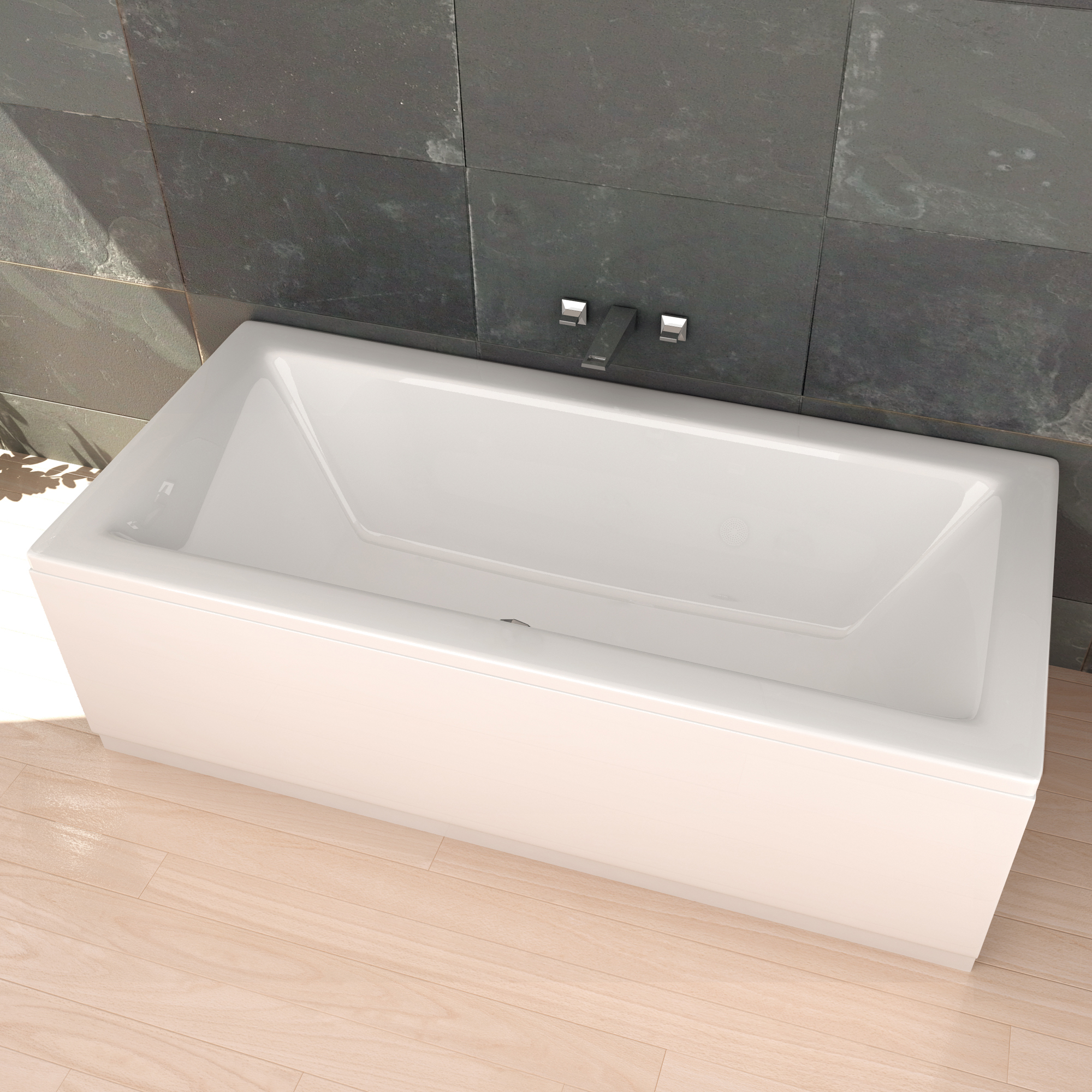 Bañera rectangular sanycces argos 170x80x40.5 cm