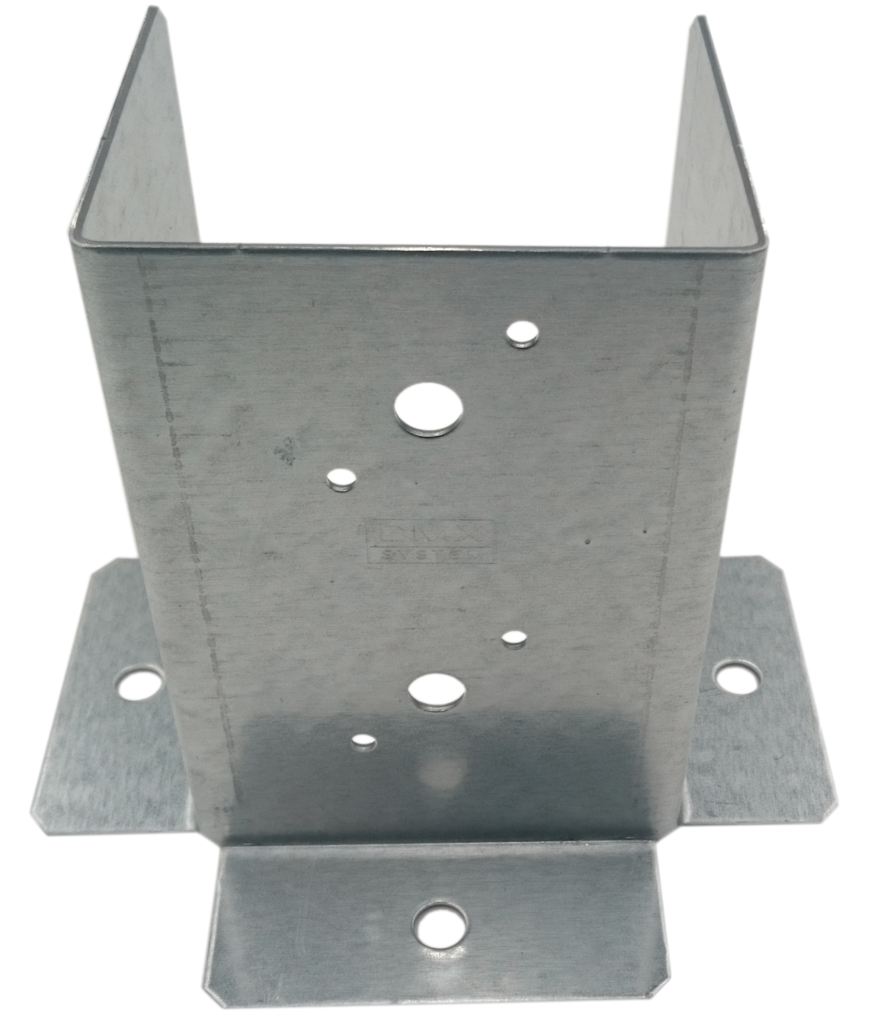 Soporte poste para suelo hormigón de acero para poste de 10 x 10 cm