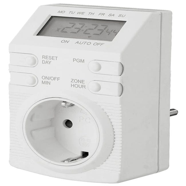 Medidor de consumo LEXMAN para interior en color blanco