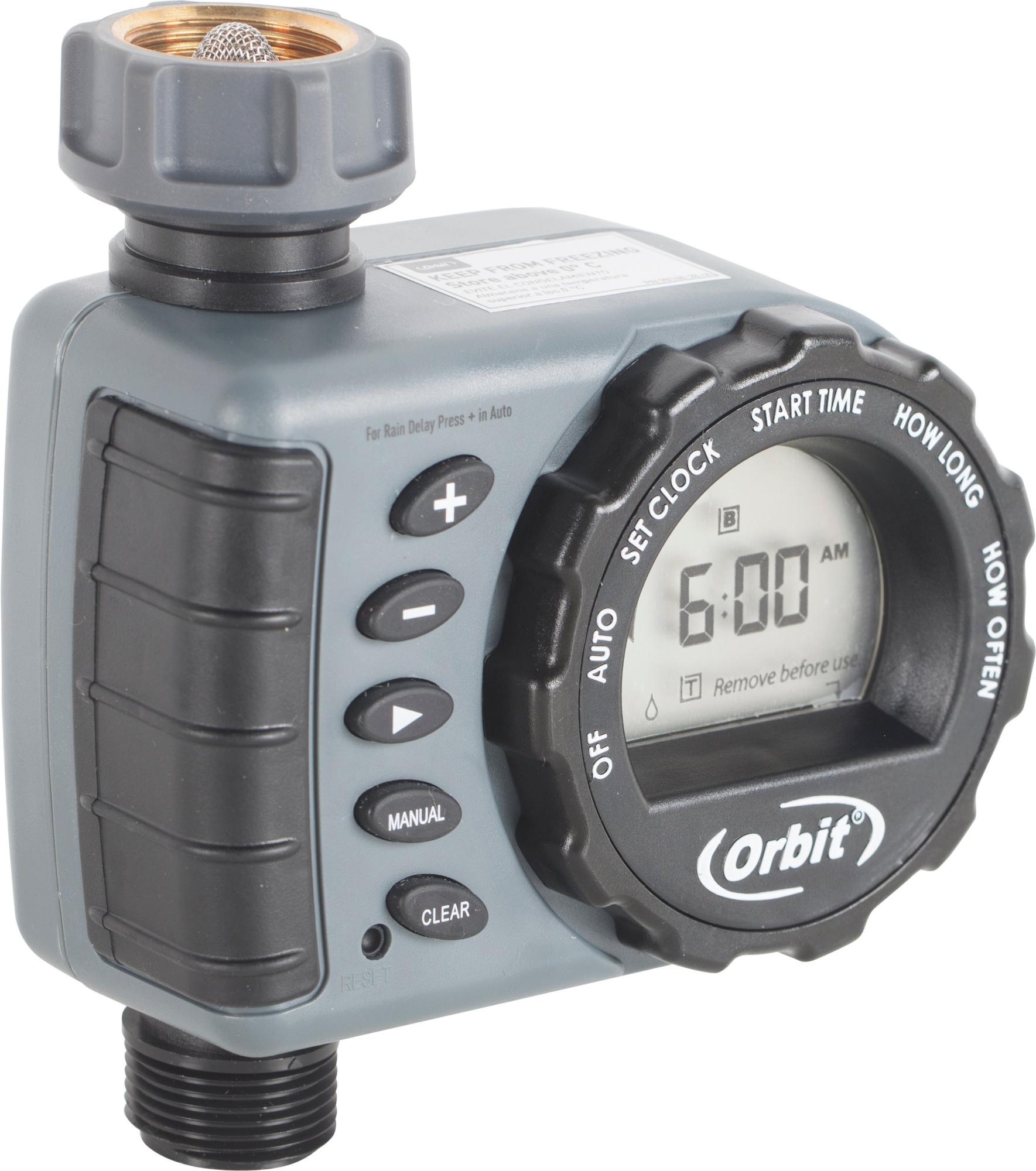 "Programador de grifo digital orbit 1 vía salida macho 3/4"""