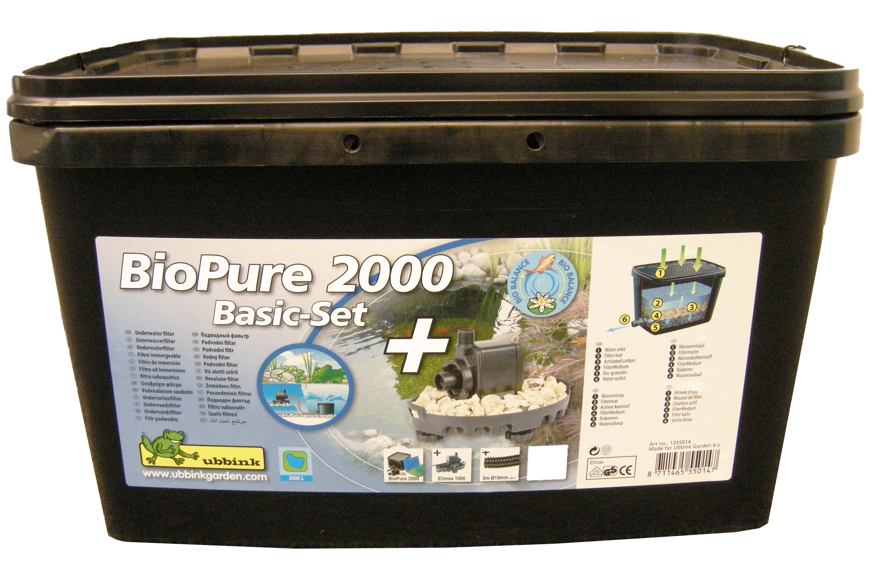 Kit de filtración para estanque biopure 2000