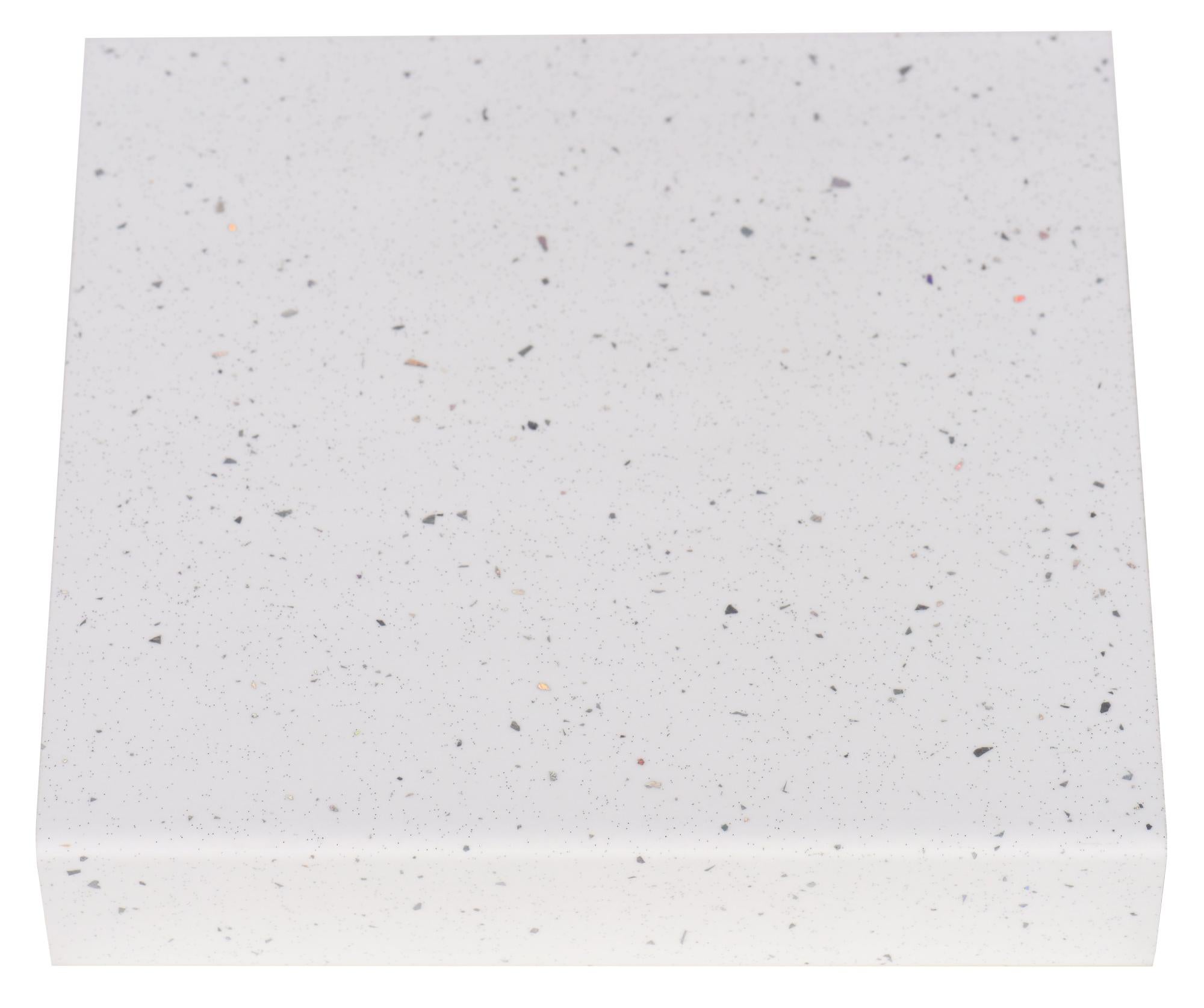 Encimera de cocina laminada blanco puntos 3308 br 360x62 cm espesor 38mm