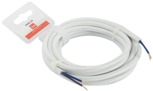 DRESS - Nr. 1 Descentralizador/Pasacable para cables de pared o techo con  tornillo y taco blanco