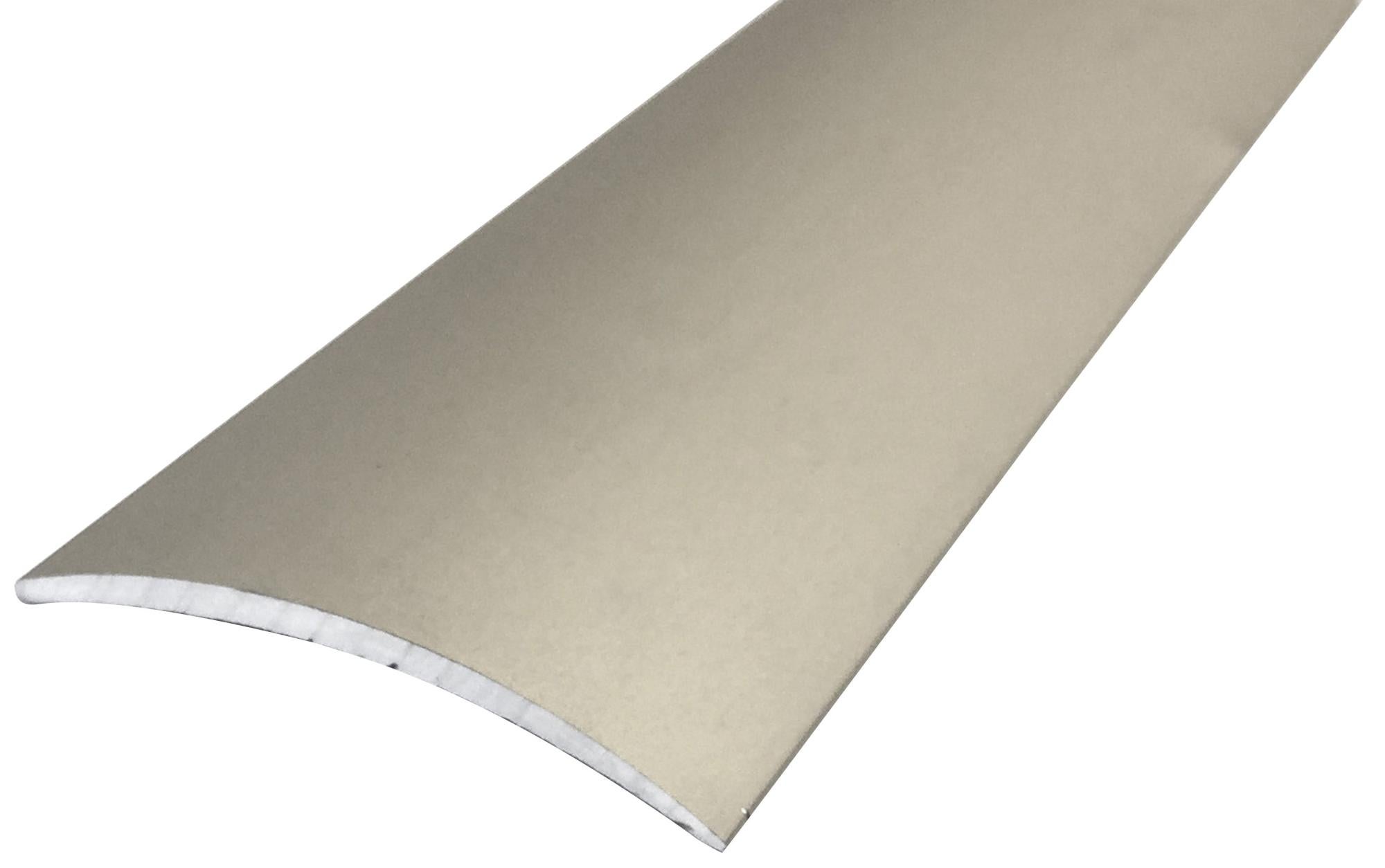 Perfil de acabado de aluminio gris / plata 166 cm