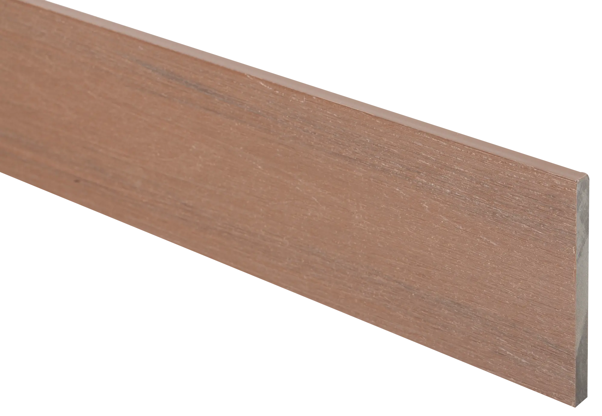 Rodapié de madera marrón de 14.2x1.2 cm
