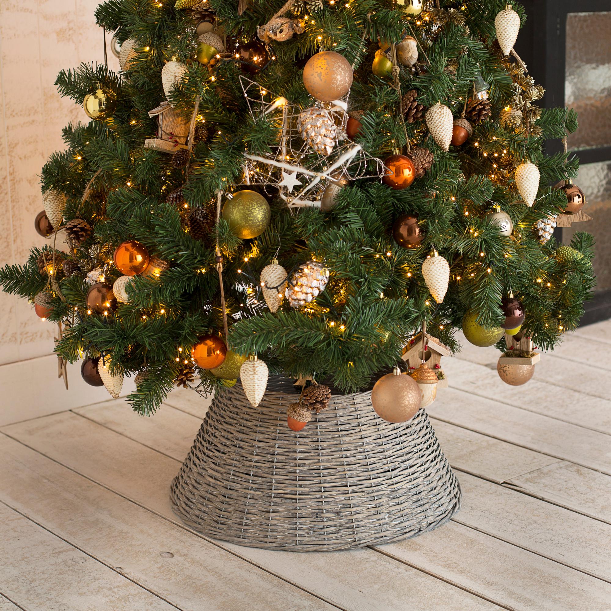 cola Buen sentimiento pastel Base para árbol de Navidad yute 57x28 cm | Leroy Merlin