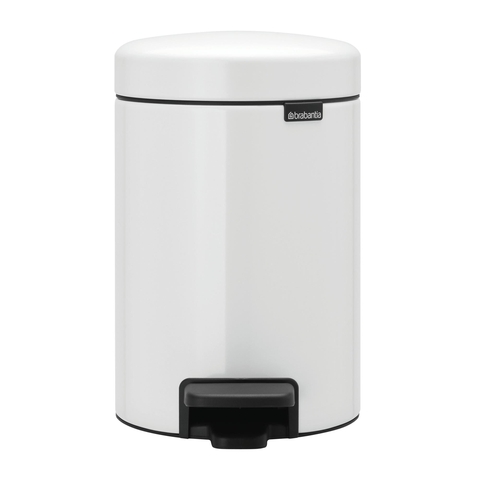 Papelera de baño pedal newicon brabantia 3l blanca de la marca Brabantia Papelera de baño pedal newicon brabantia 3l blanca de la marca Brabantia