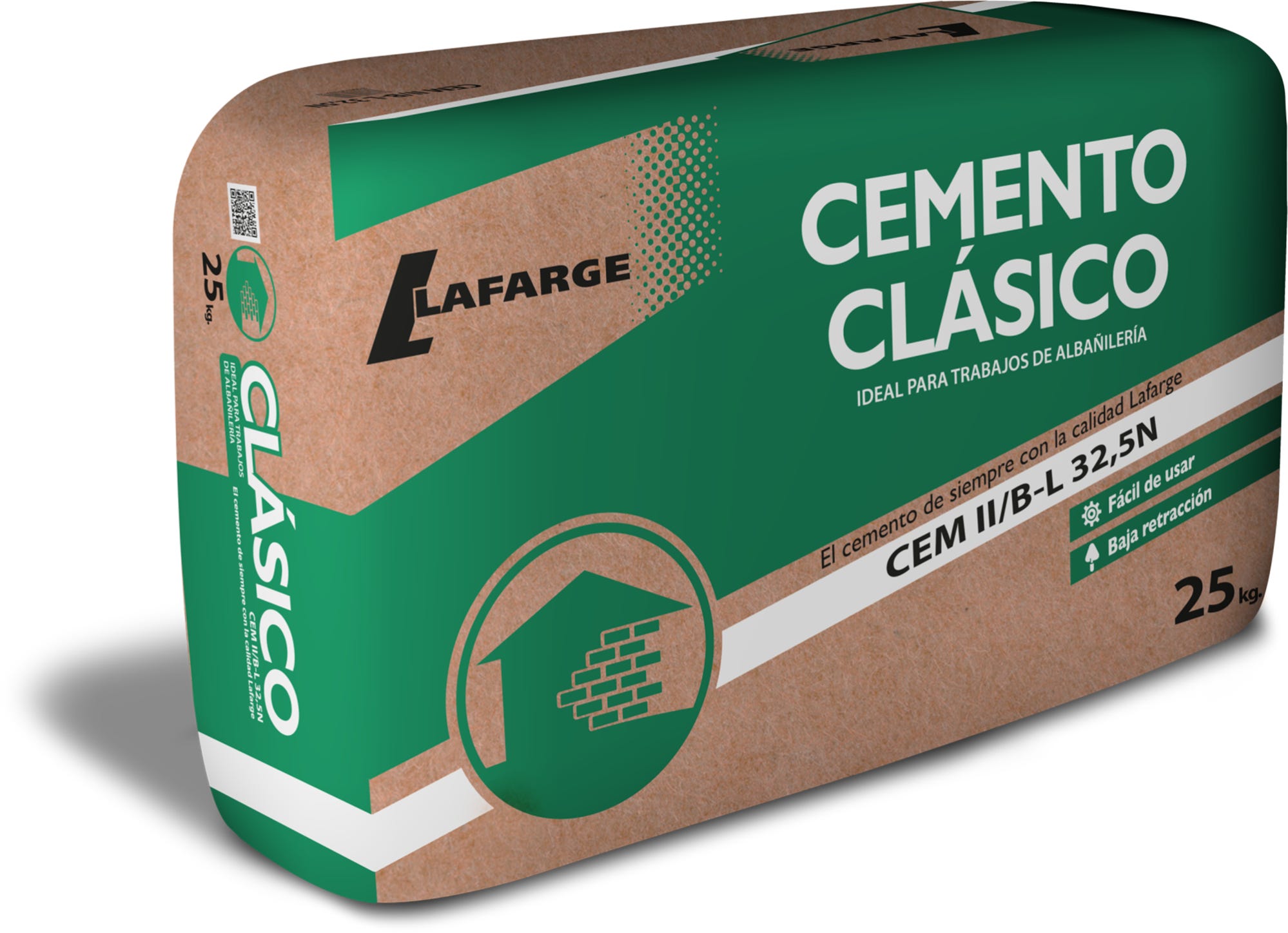 Saco cemento gris 32,5-N CEM II/B-L LAFARGE 25 kg | Leroy Merlin