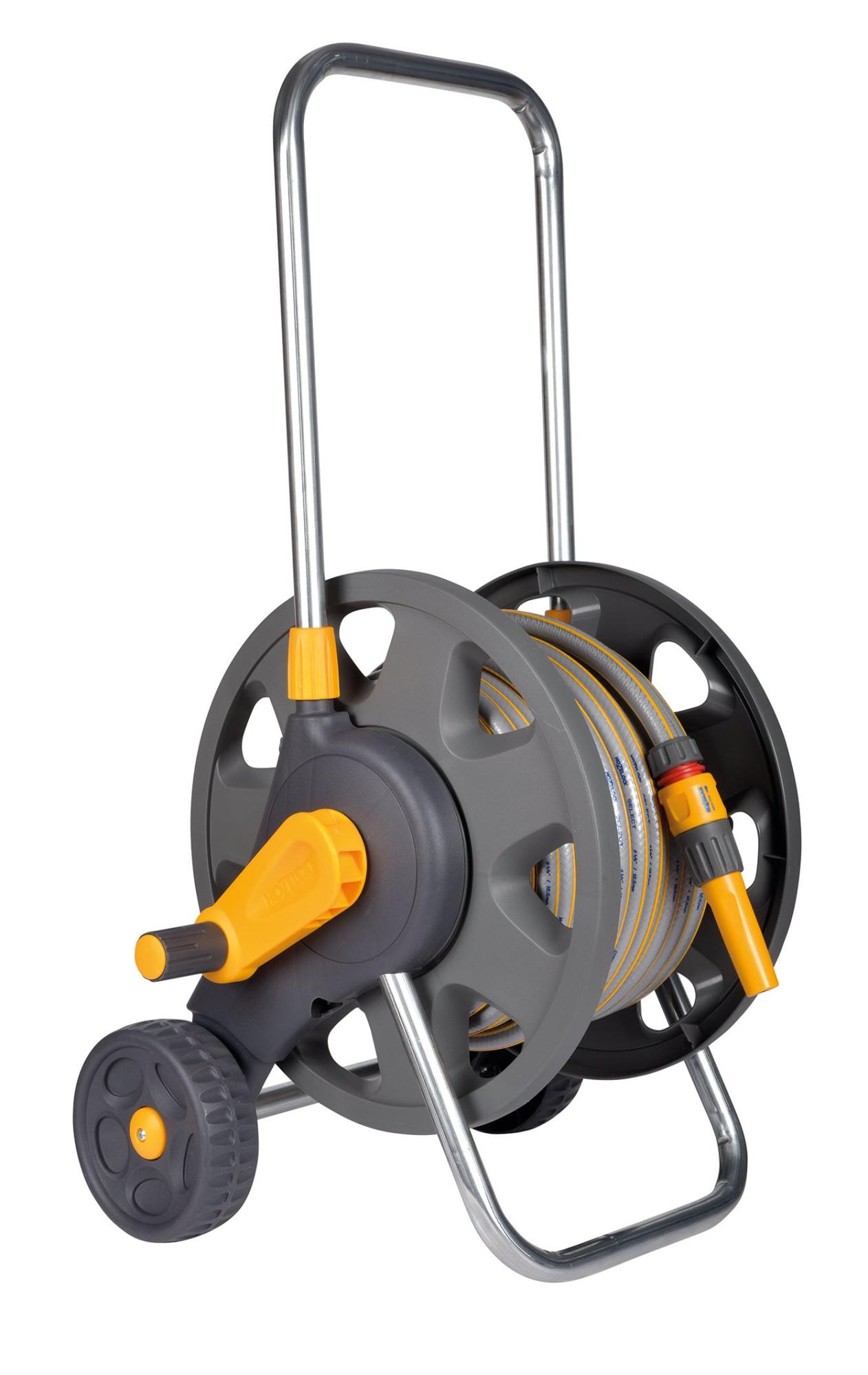 Porta manguera equipado hozelock con 20m manguera. de la marca Hozelock