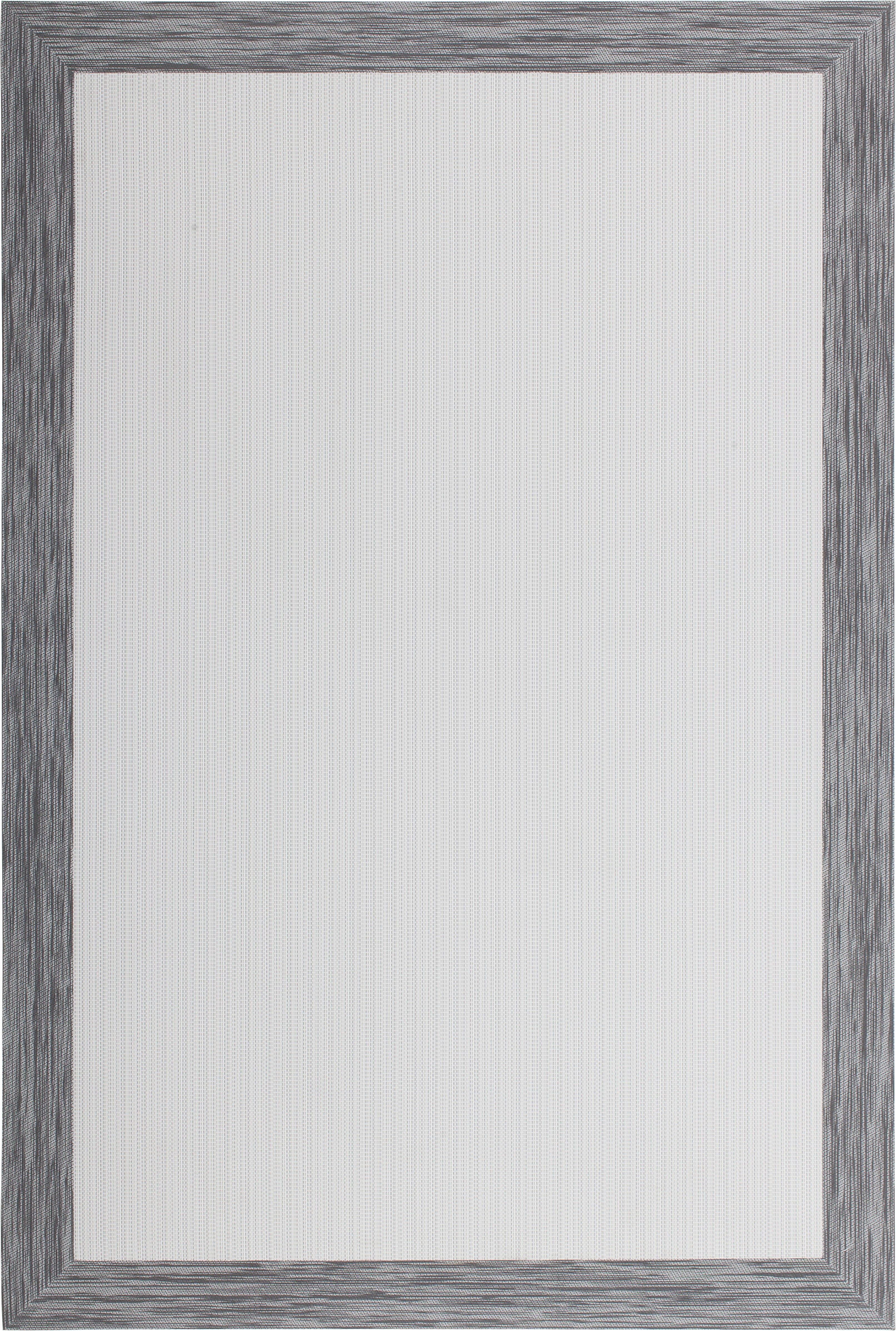 Alfombra ext/int pvc teplon + nieve/archi gris plata cuadrada 120x120cm