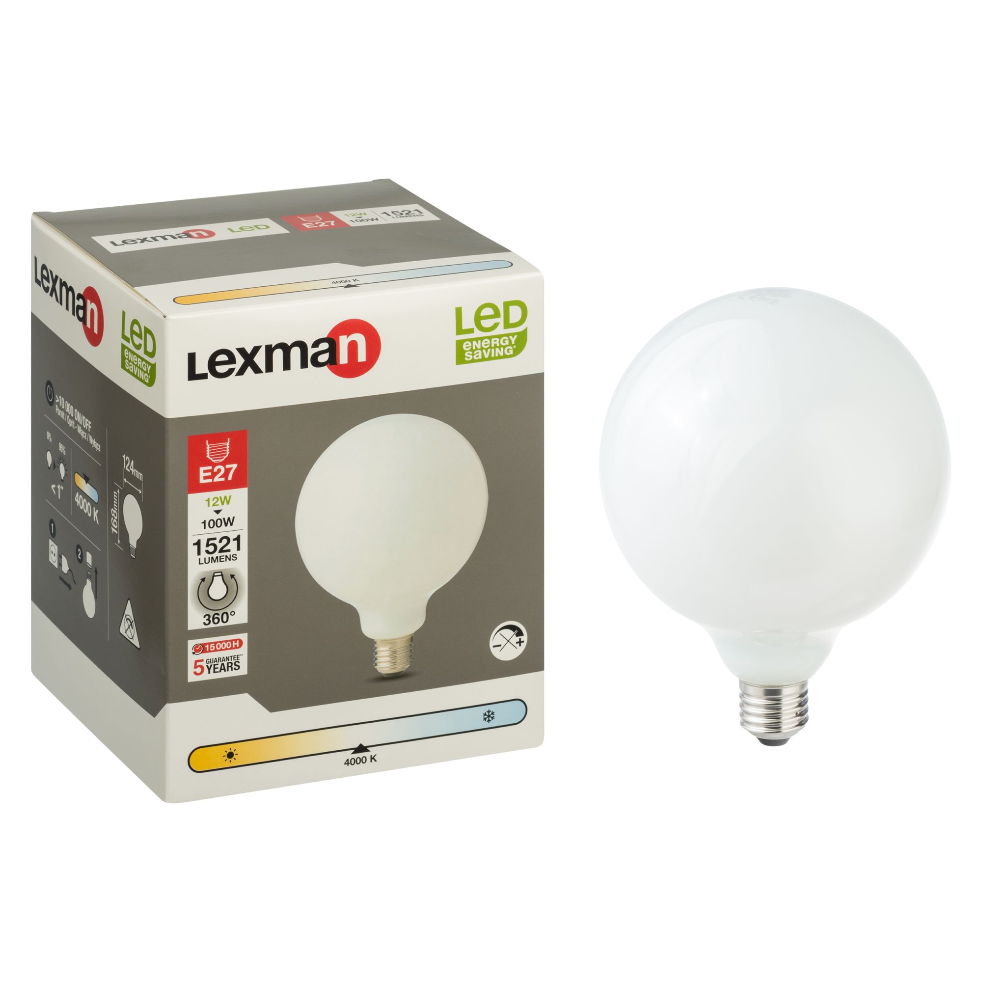 Lexman led e27 12w deals