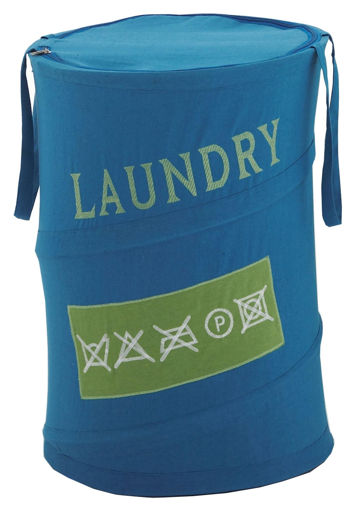 Cesto de ropa laundry azul 65 l