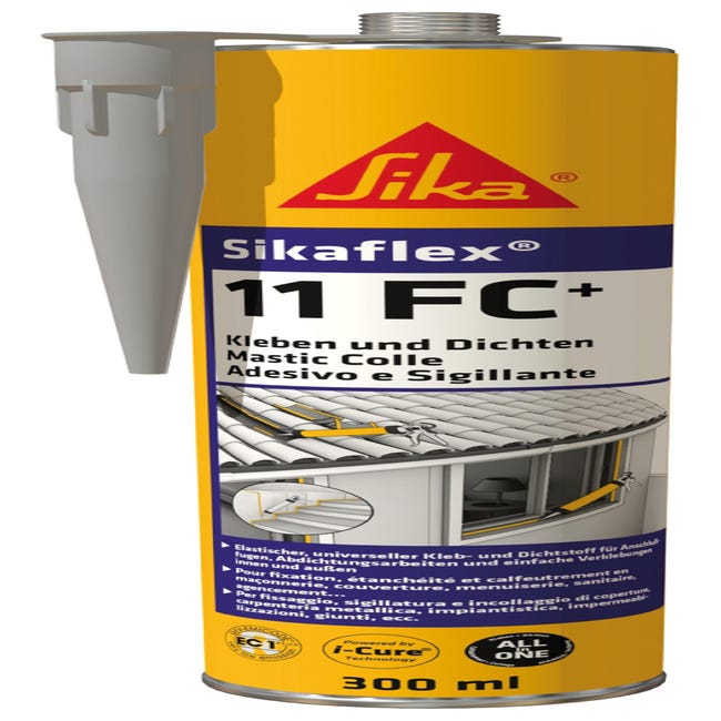Masilla de poliuretano Sikaflex 11FC blanco cartucho 300ml