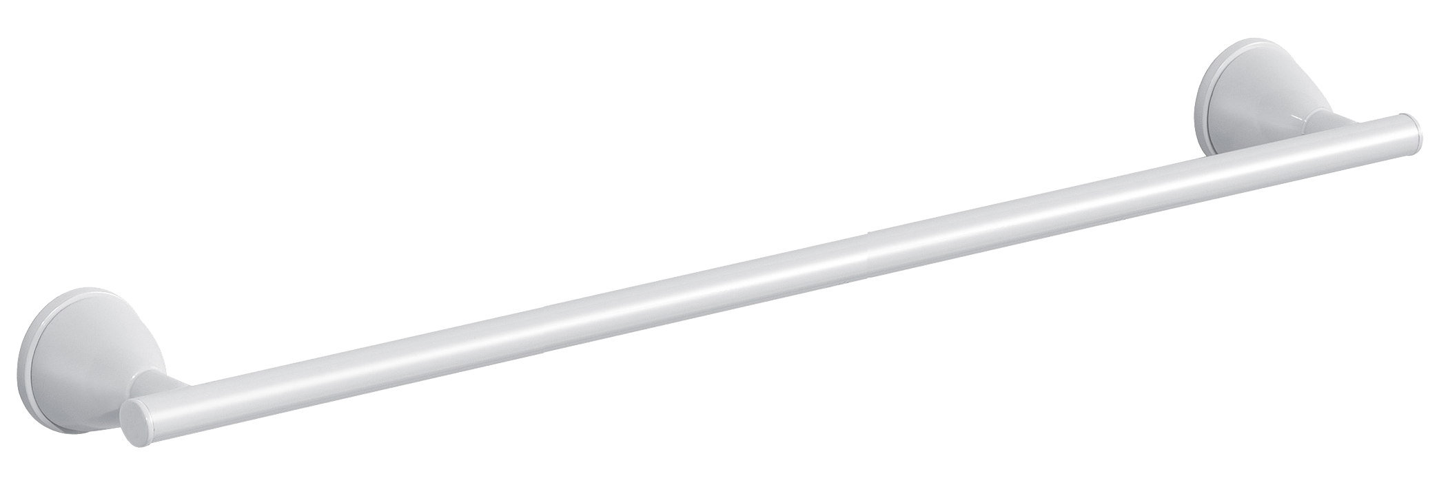 Toallero genziana blanco 45x3.8 cm
