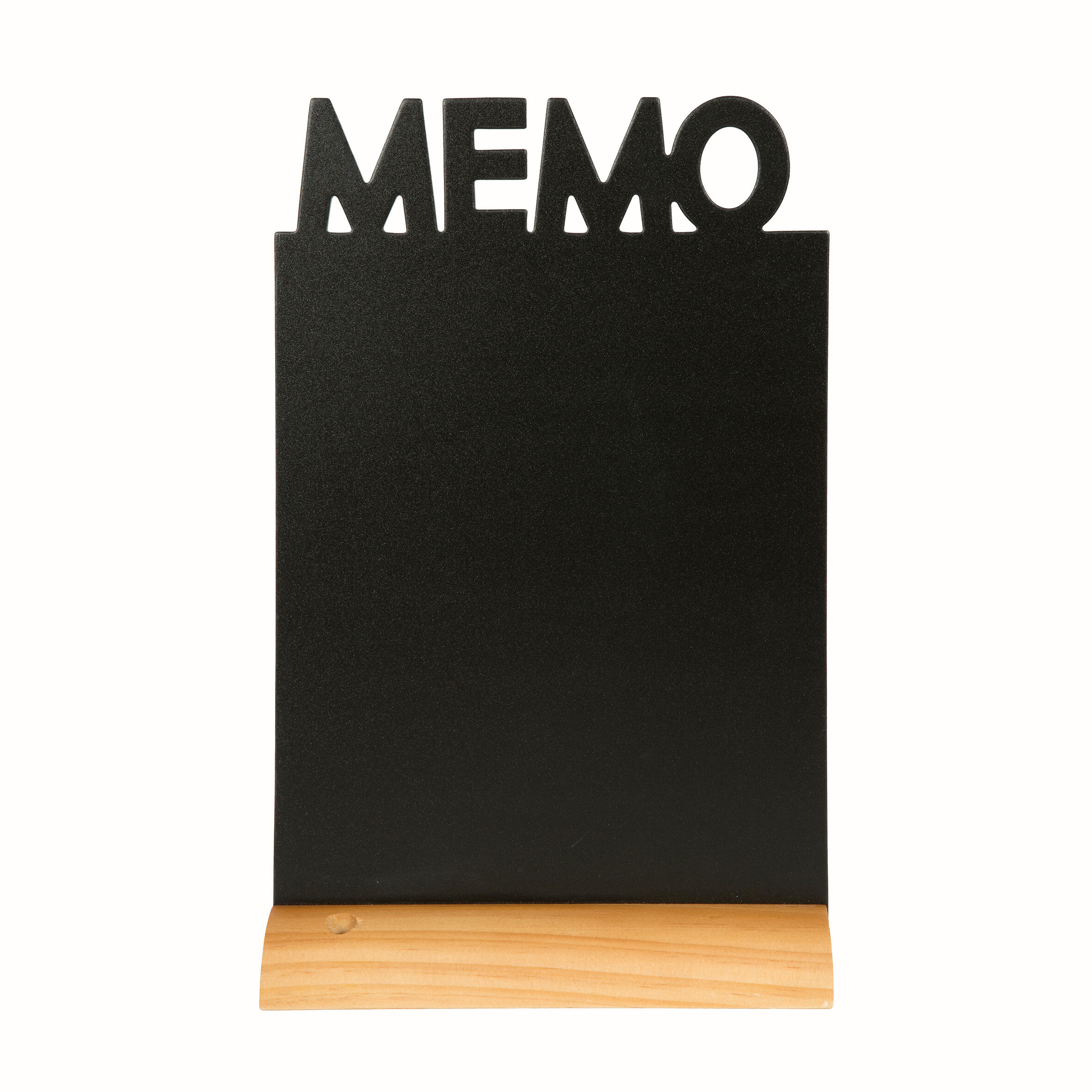 Pizarra de mesa memo base de madera + marcardor de tiza líquida