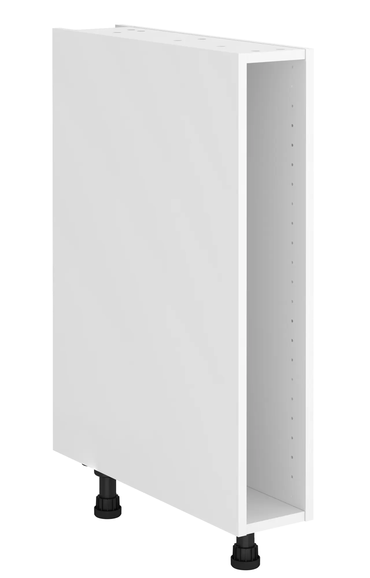 Mueble bajo cocina blanco delinia id 15x76,8 cm