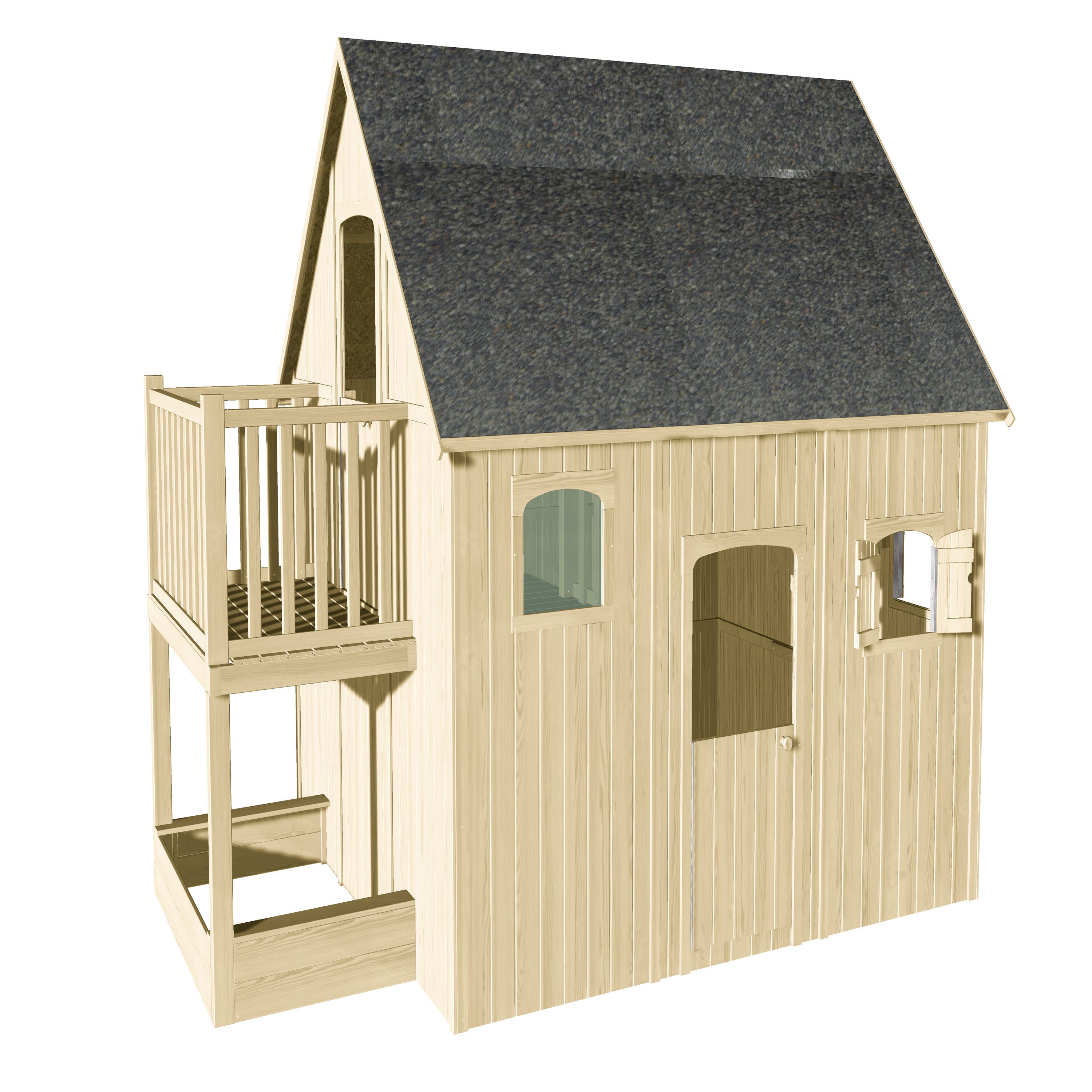 Las 7 casas infantiles de madera más bonitas de Leroy Merlin - DecoPeques