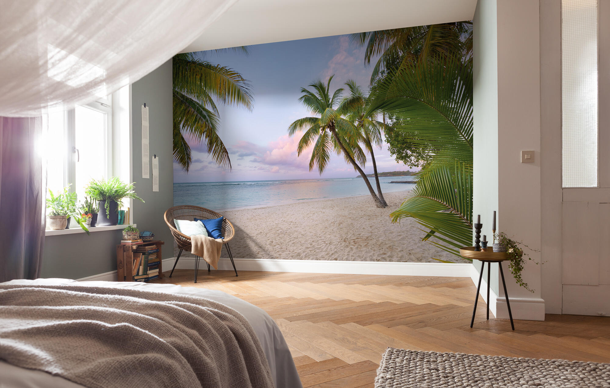 Mural paradise morning de 368 x 248.0 cm