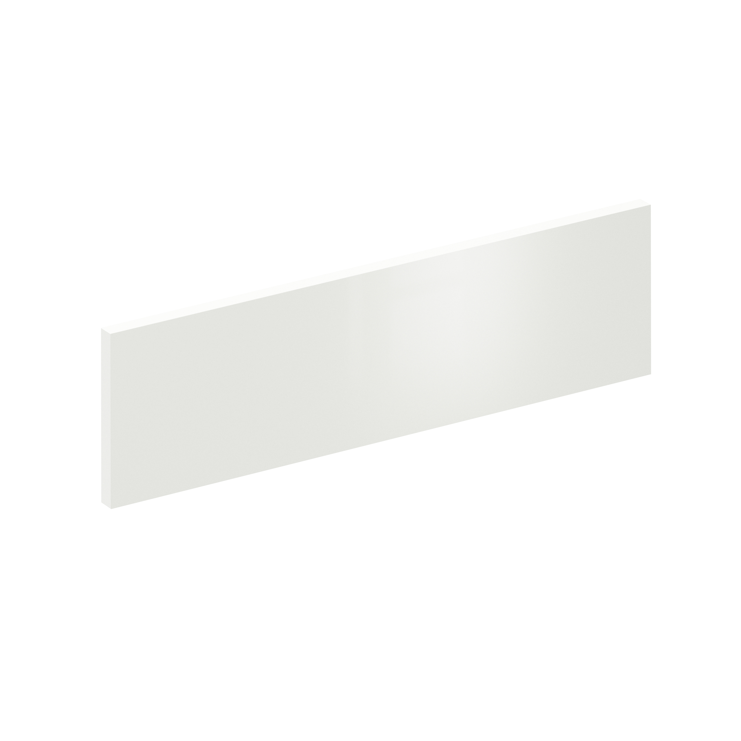 Regleta hor/lw de cocina sevilla blanco brillo h 16.5 x 60 cm