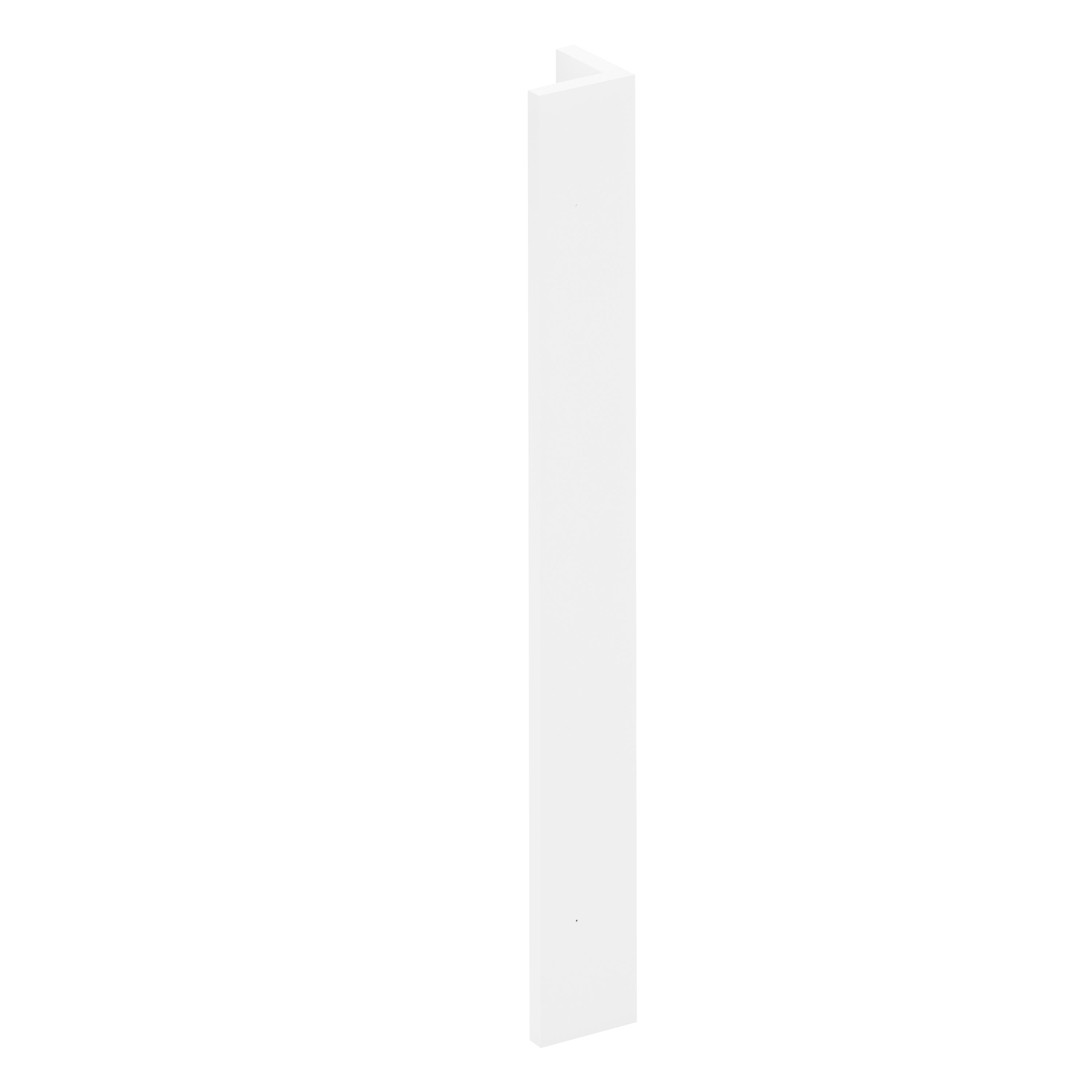 Regleta angular de cocina toscane blanco mate h 76.8 - 90 x 90 cm