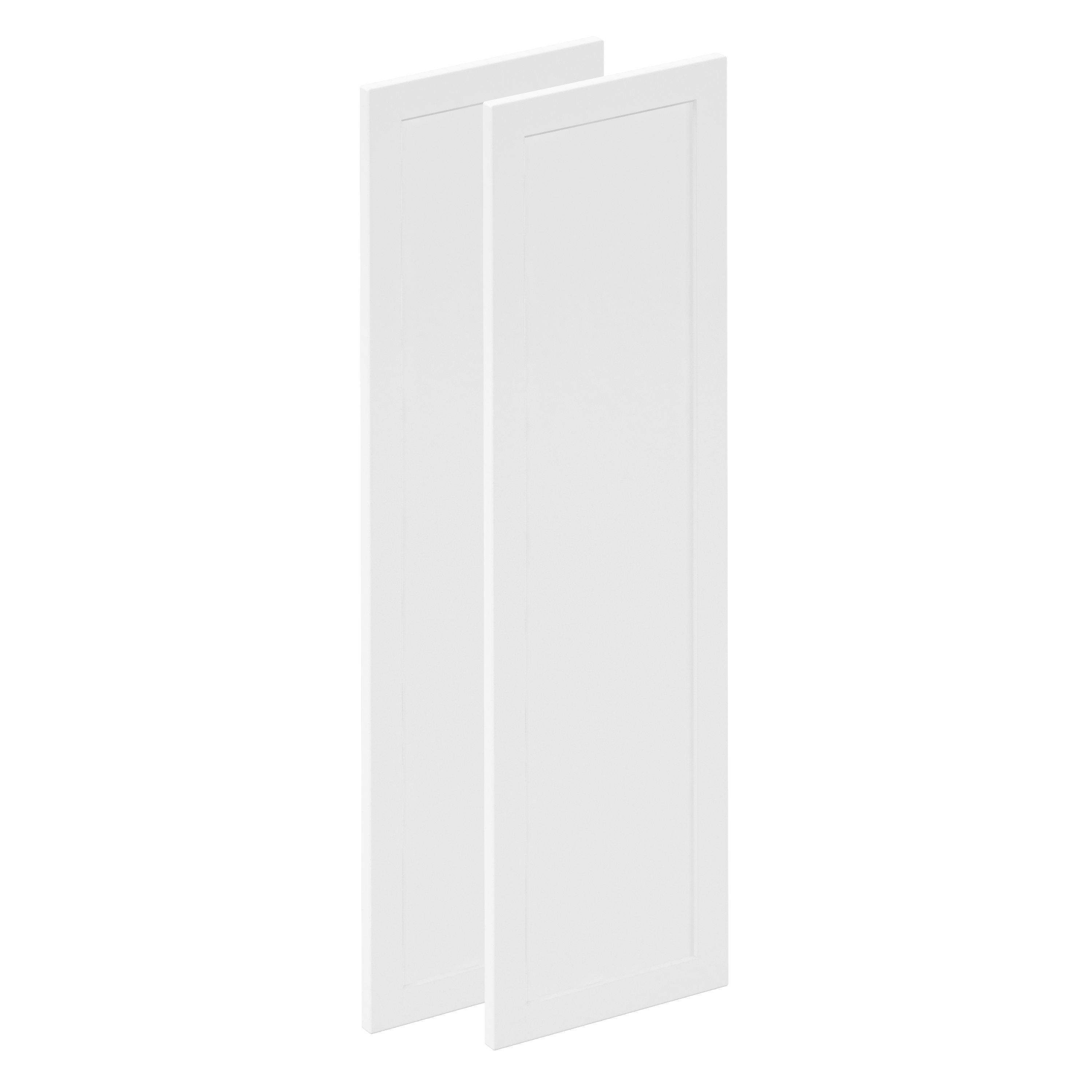 Lote de 2 puertas mueble de cocina newport blanco mate h 102.4 x l 29.7 cm