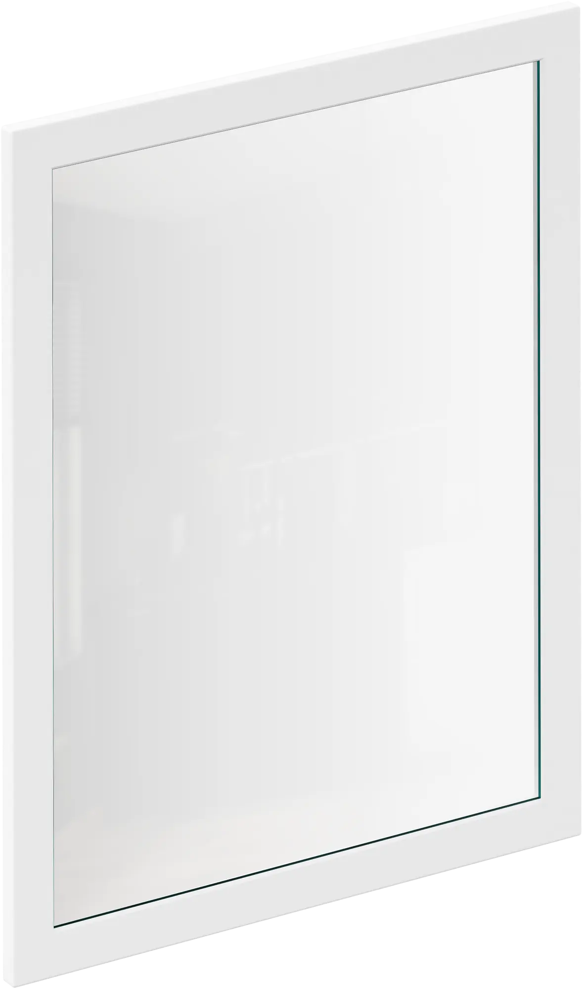 Puerta vitrina para mueble de cocina newport blanco mate h 76.8 x l 45 cm