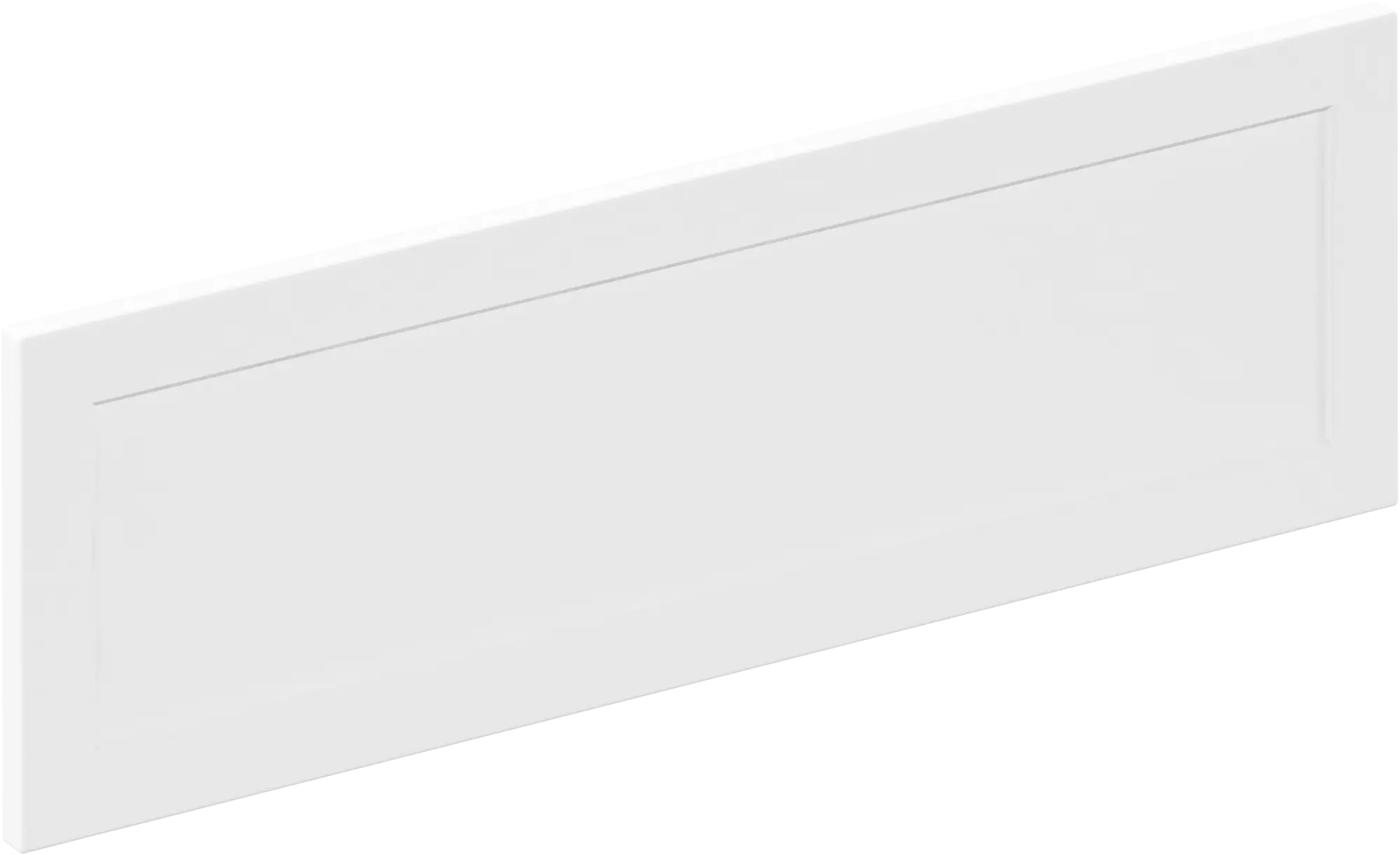 Frente de cajón de cocina newport blanco mate h 25.6 x l 80 cm