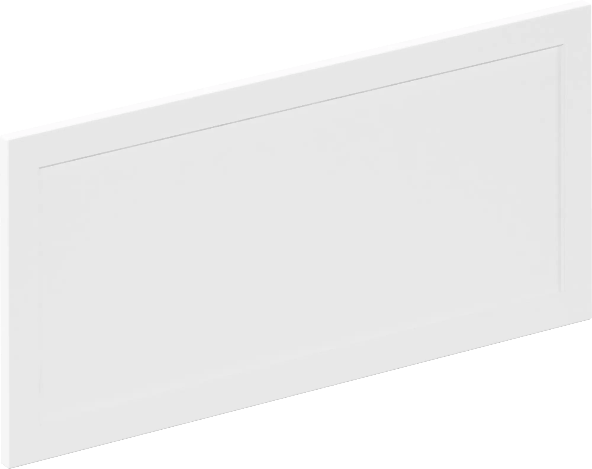 Frente de cajón de cocina newport blanco mate h 38.4 x l 80 cm