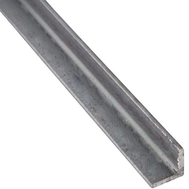 Perfil forma de acero gris, Alt.4.1 x An.4.1 L.100 cm Leroy Merlin
