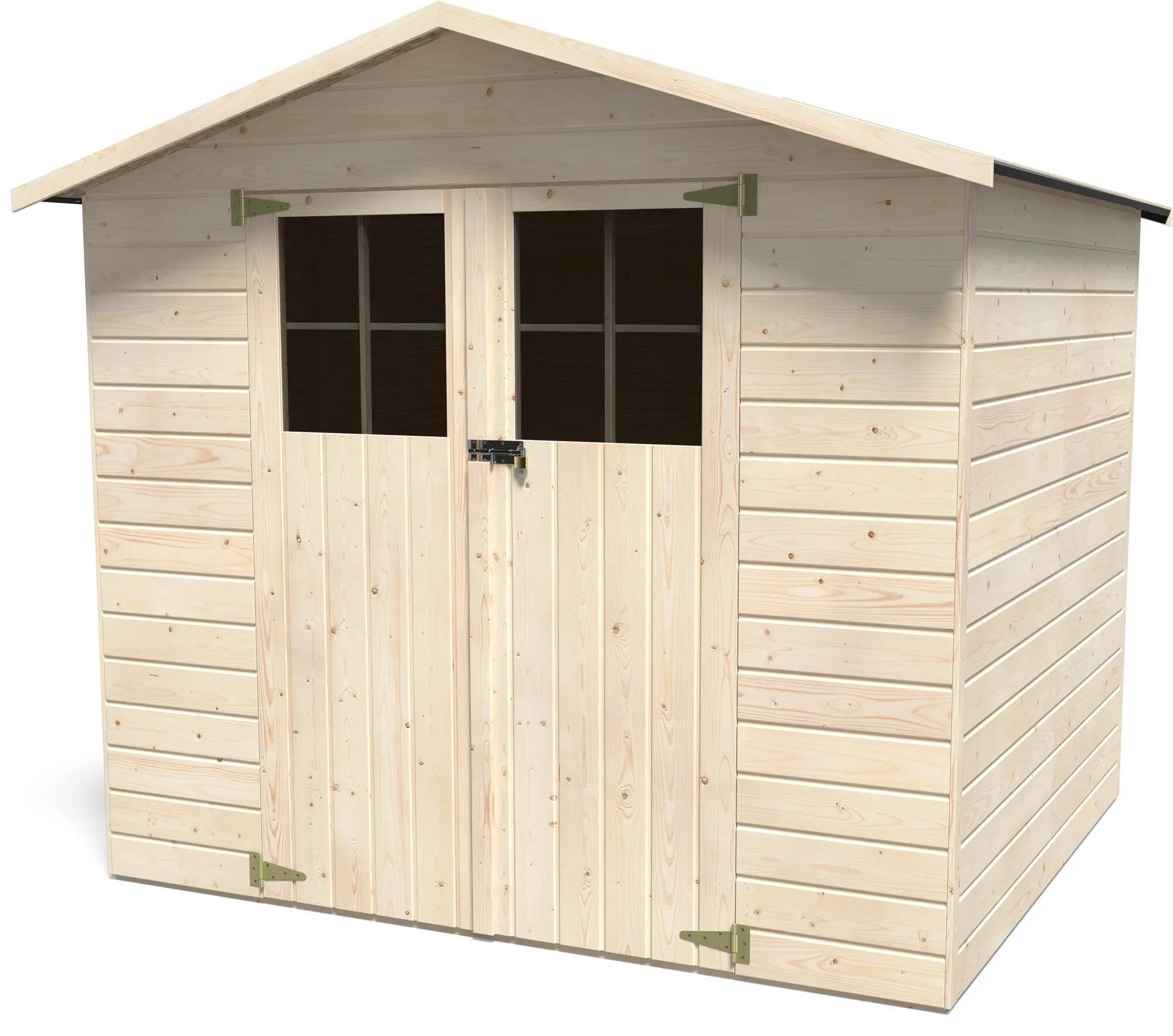 Caseta de madera louis de 228x200x202 cm y 4.61 m2