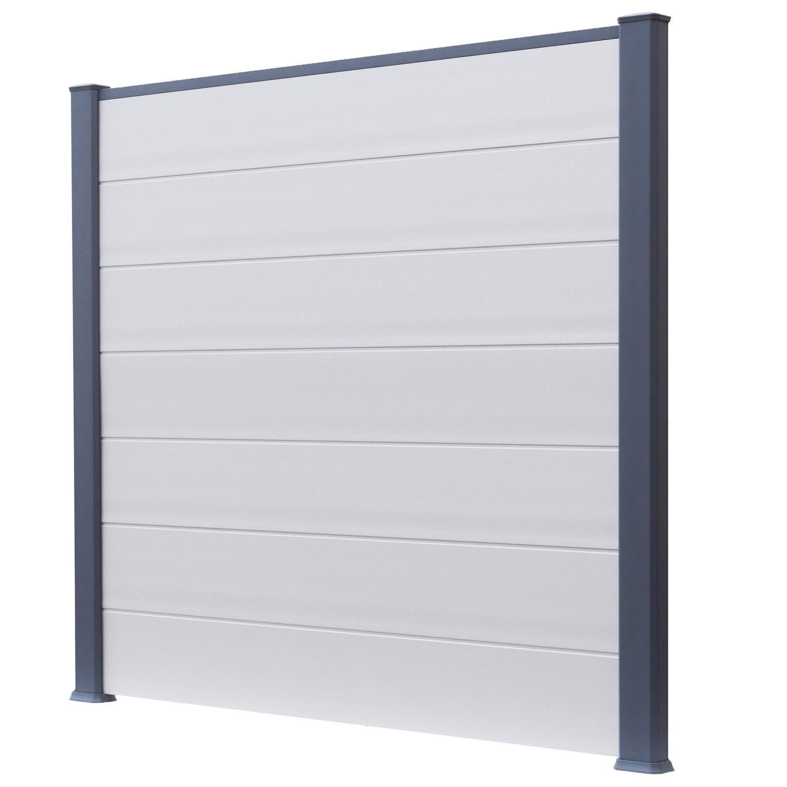 Poste de pvc gris antracita de 9 x 6 cm clea de la marca Sin marca