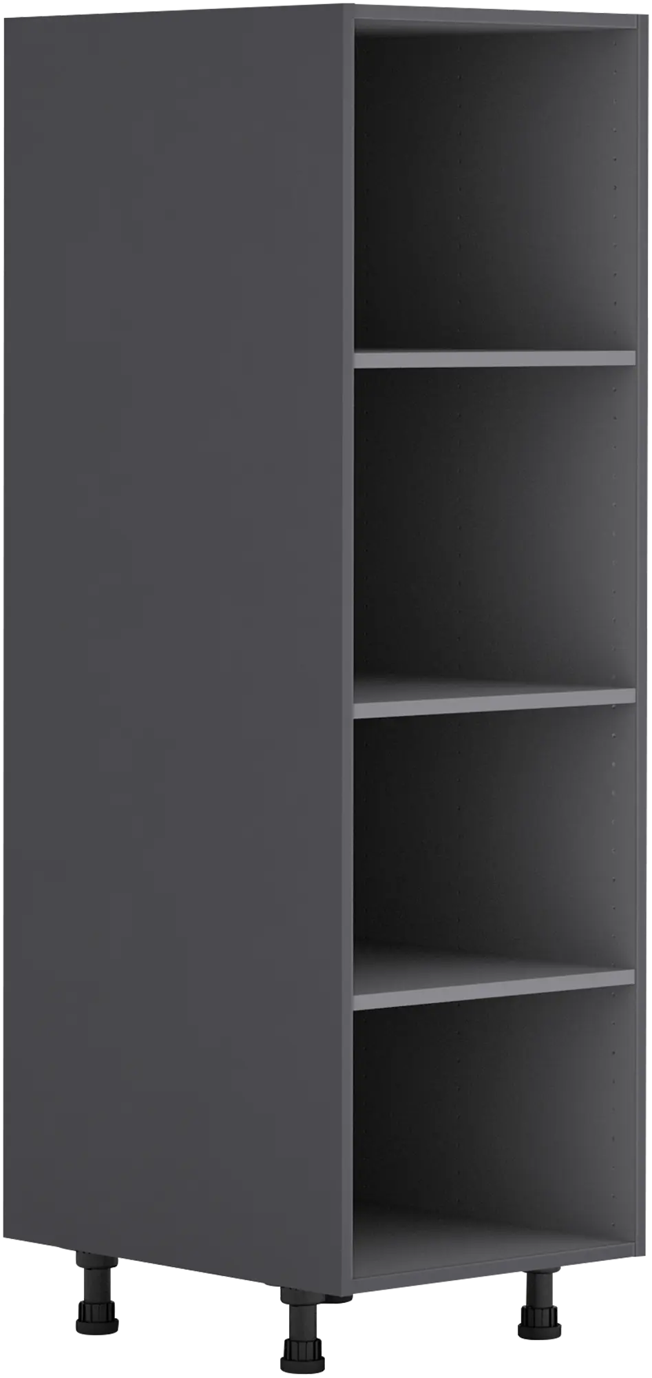 Mueble media columna gris delinia id 45x137,6 cm